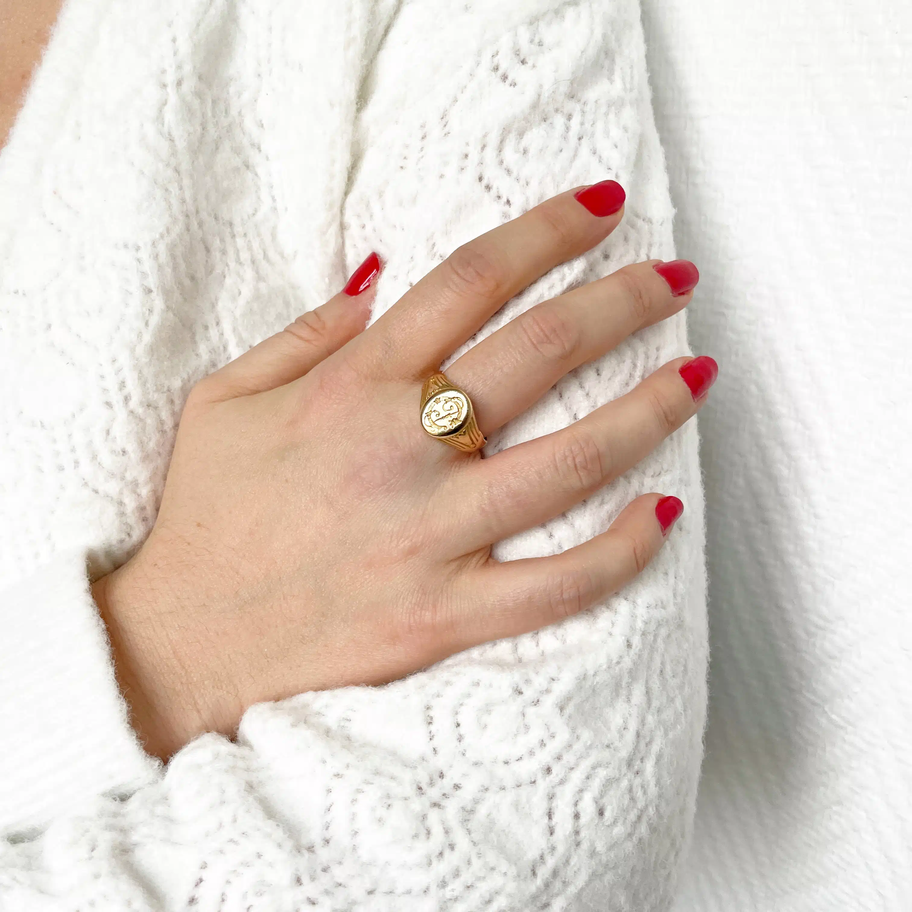 アクセサリー 1958's 9k Gold Signet Ring 1958's 9k Gold Signet Ring | robtokyo