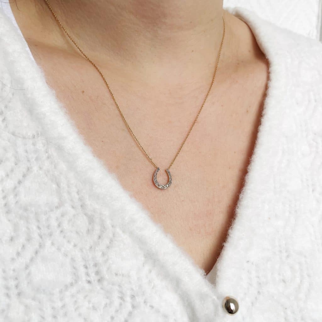 Pendentif Fer à Cheval Or Jaune 750 - Lumiosa - Ocarat