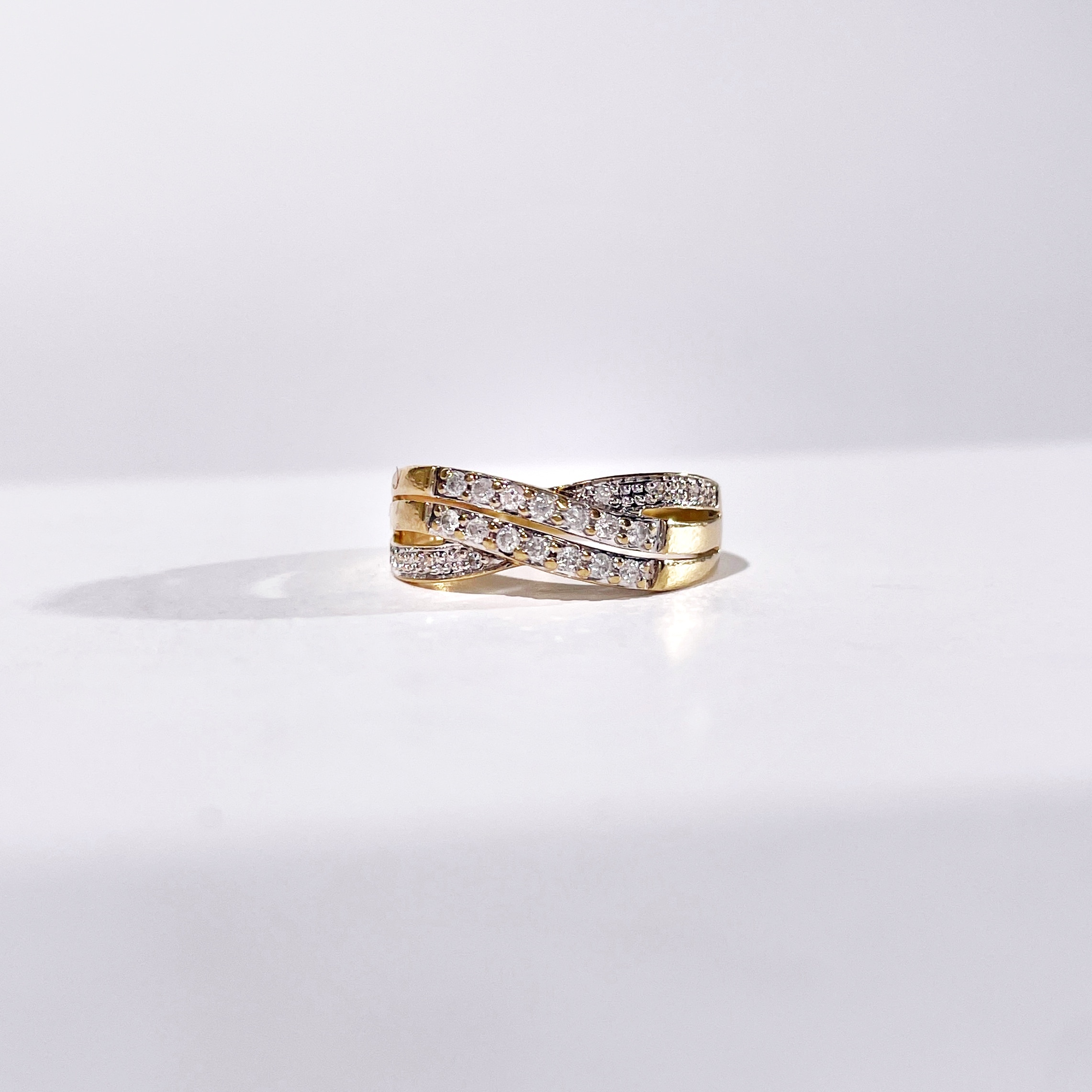 Vintage Gold Diamond Ring 1
