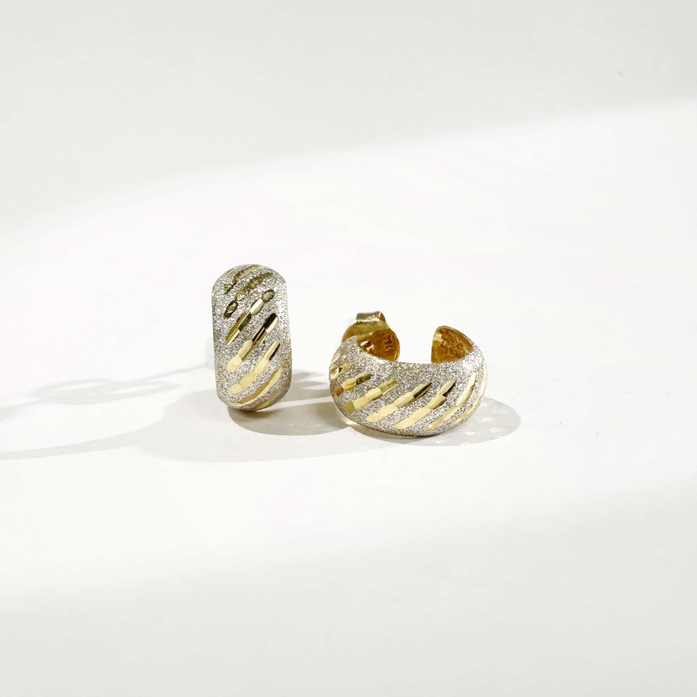 Vintage Gold Hoop Earrings 4