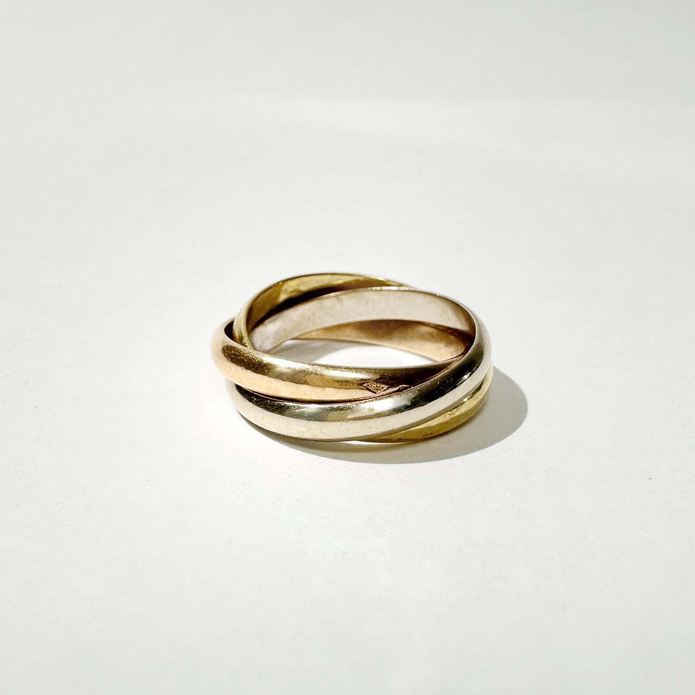 Vintage Gold Trinity Ring 1