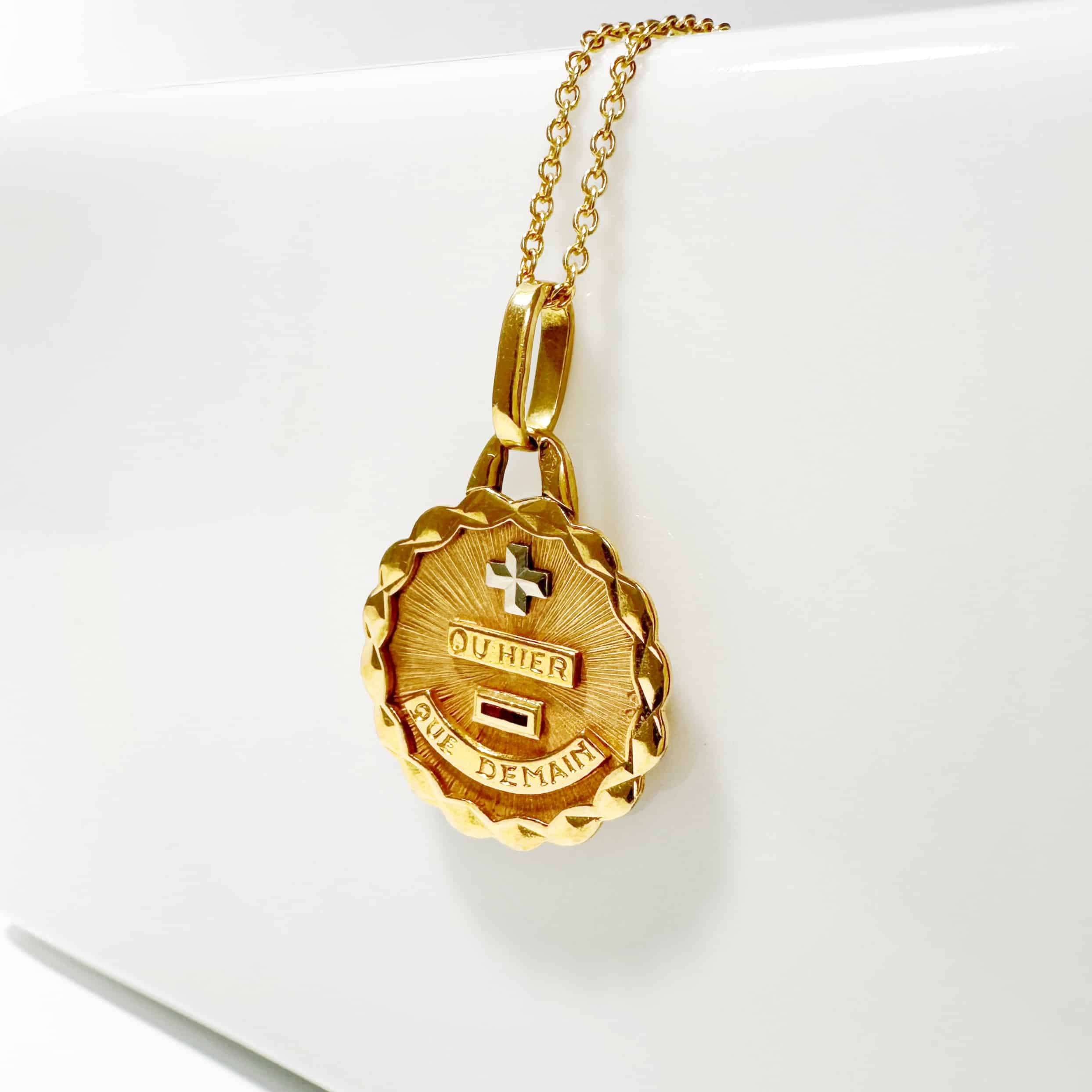 Vintage Augis Love Medal 7