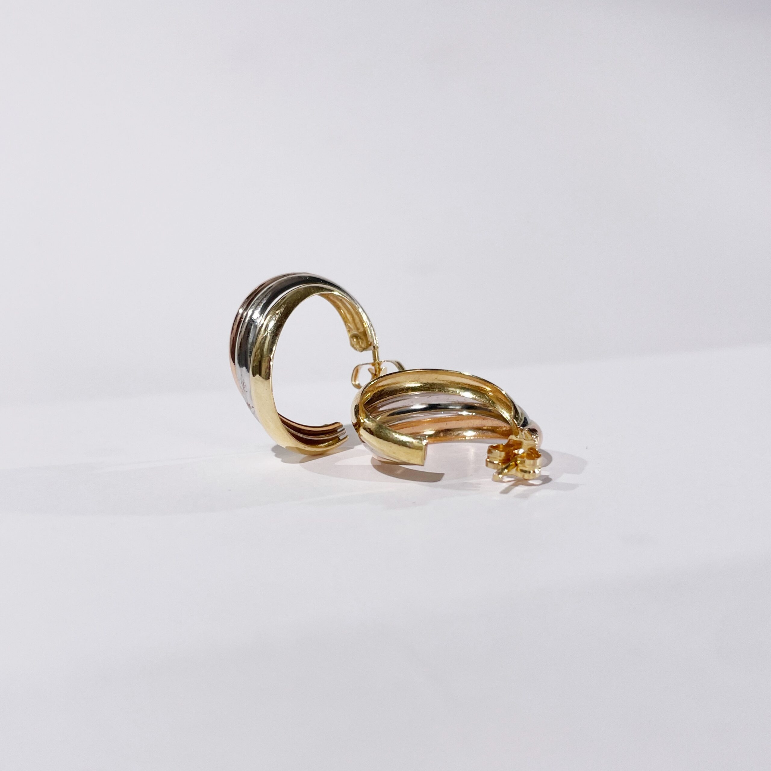 Vintage Gold Hoop Earrings 4