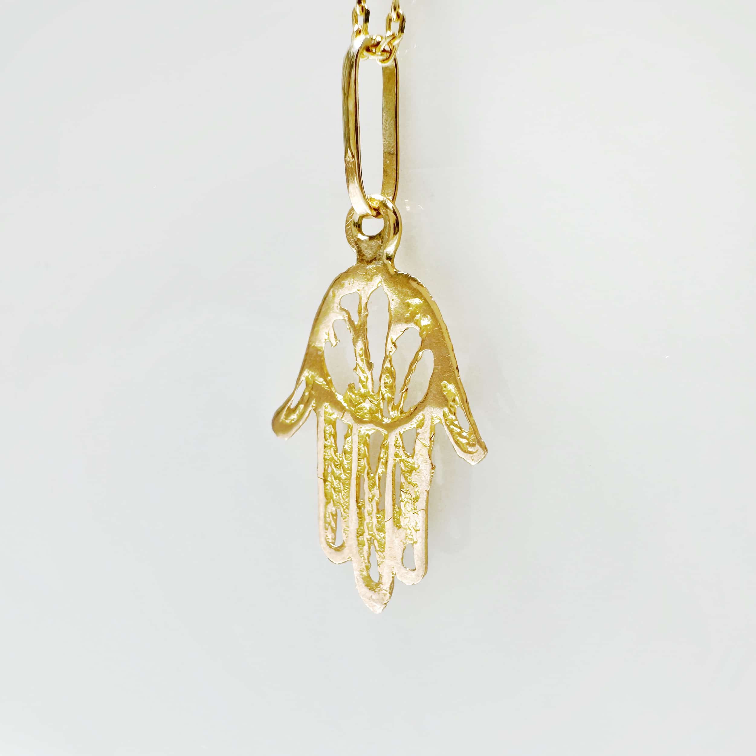 Vintage Gold Fatma Hamsa Hand 5