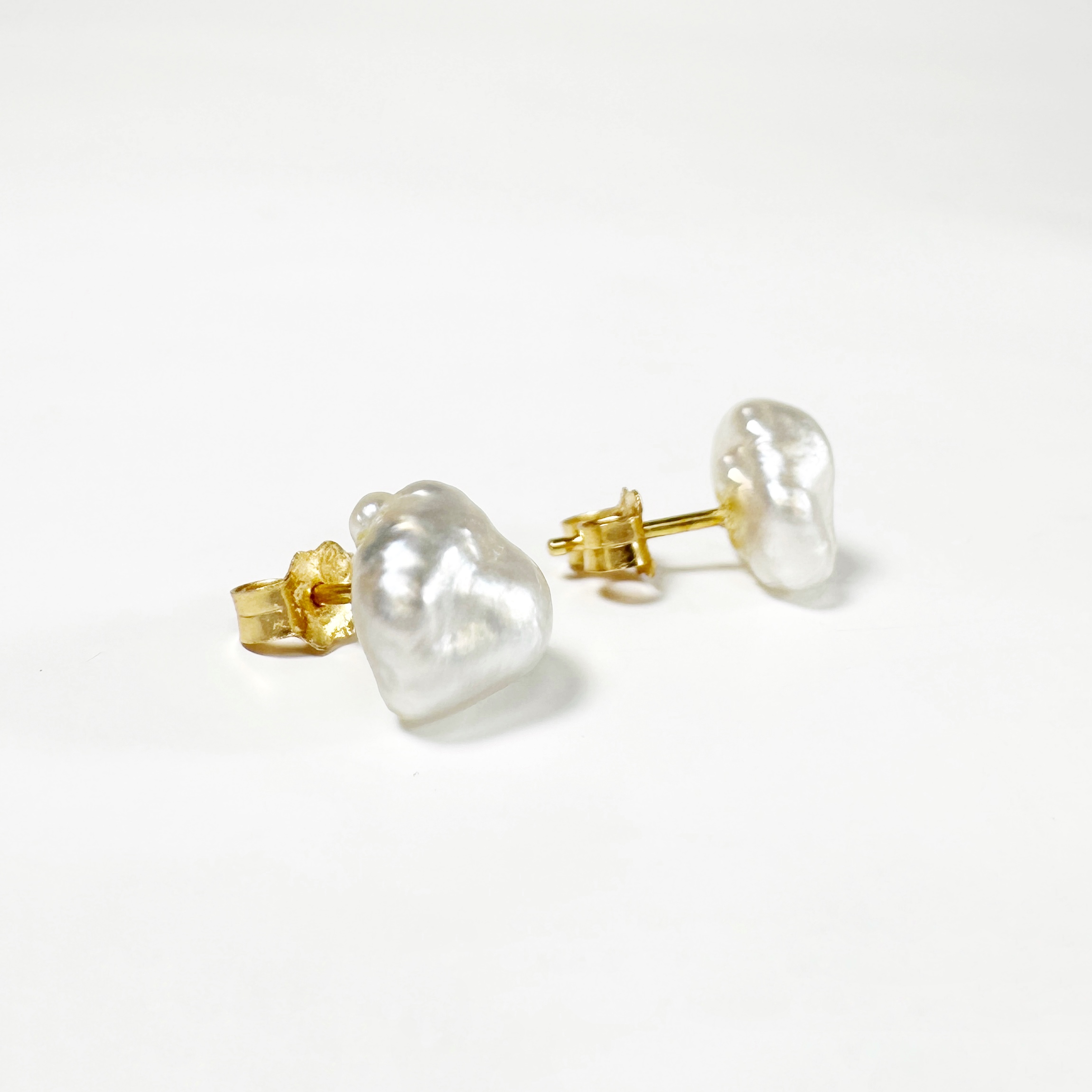 Vintage Baroque Pearl Earrings 7