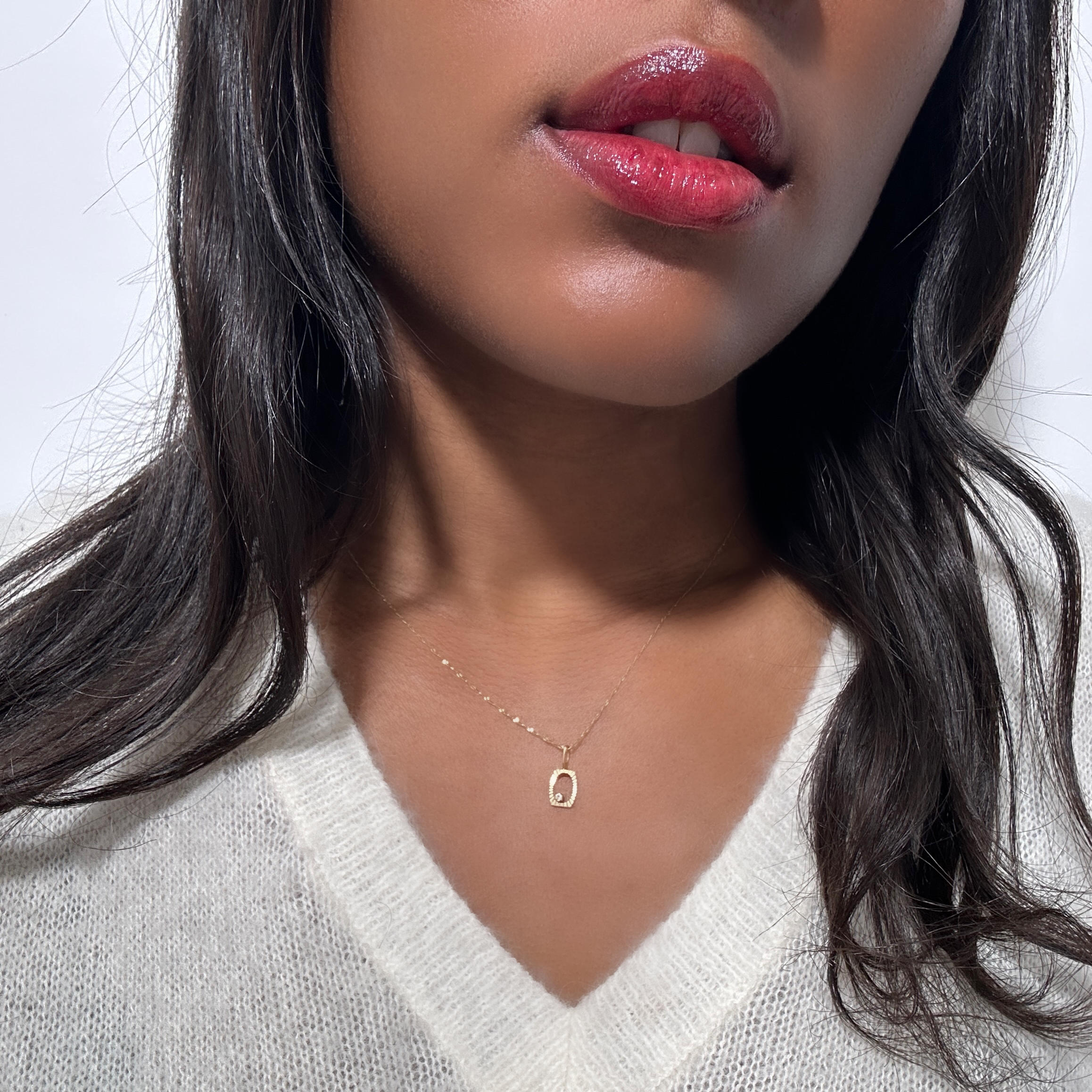 Vintage Gold Diamond Pendant 7