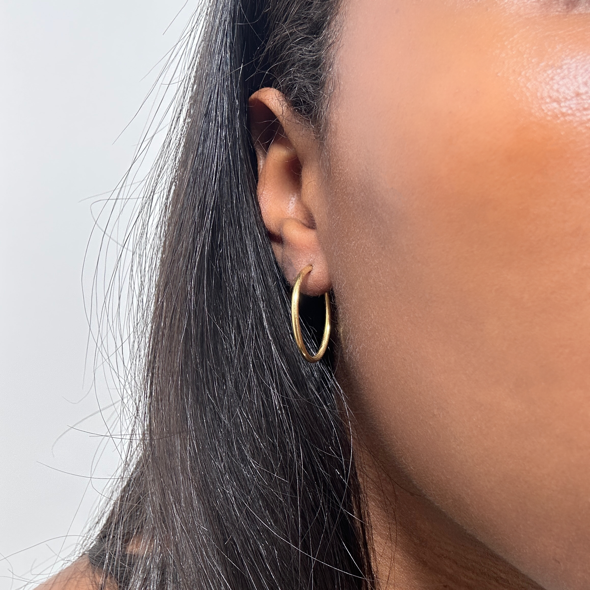 Vintage Gold Hoop Earrings 11