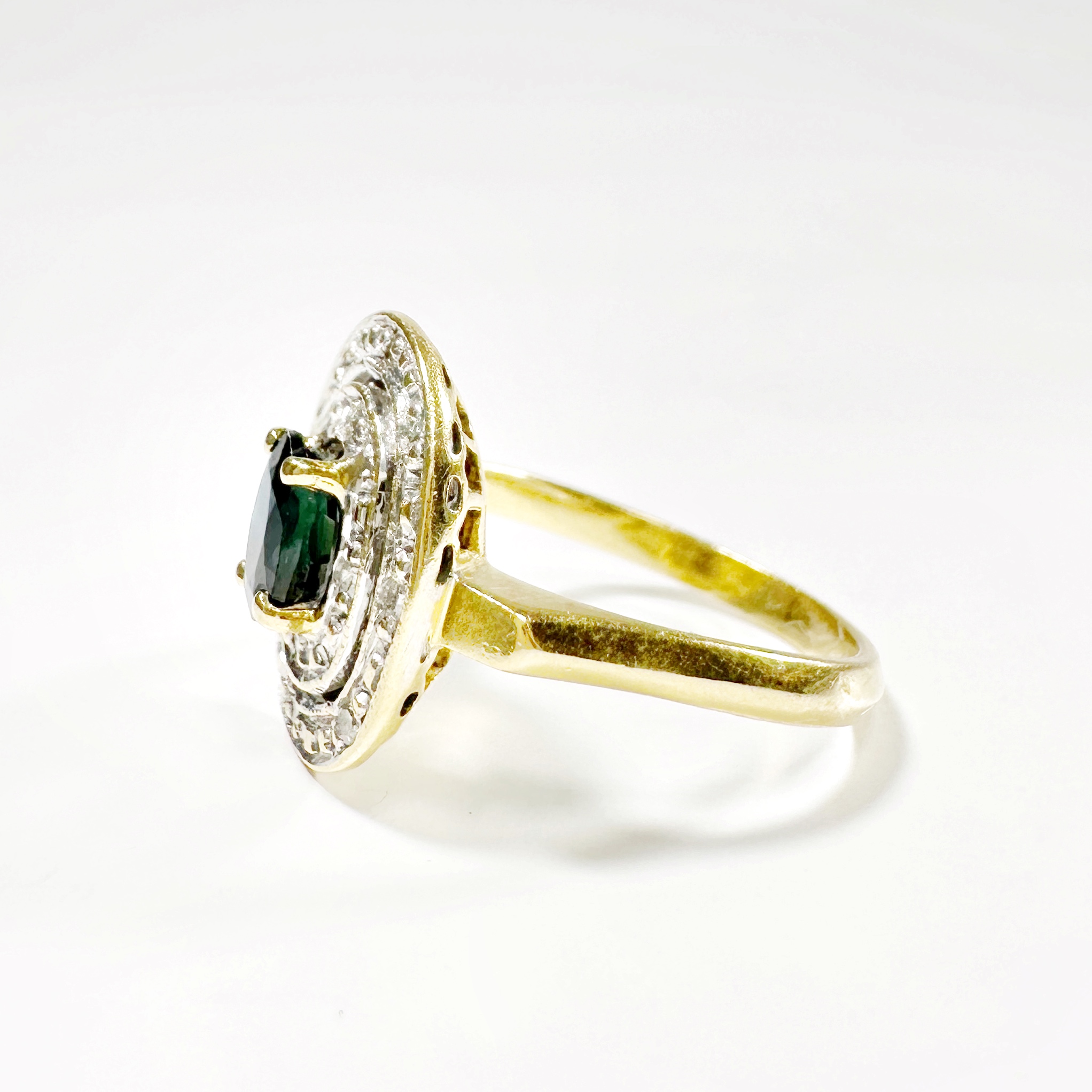 Vintage Gold Sapphire Ring 5