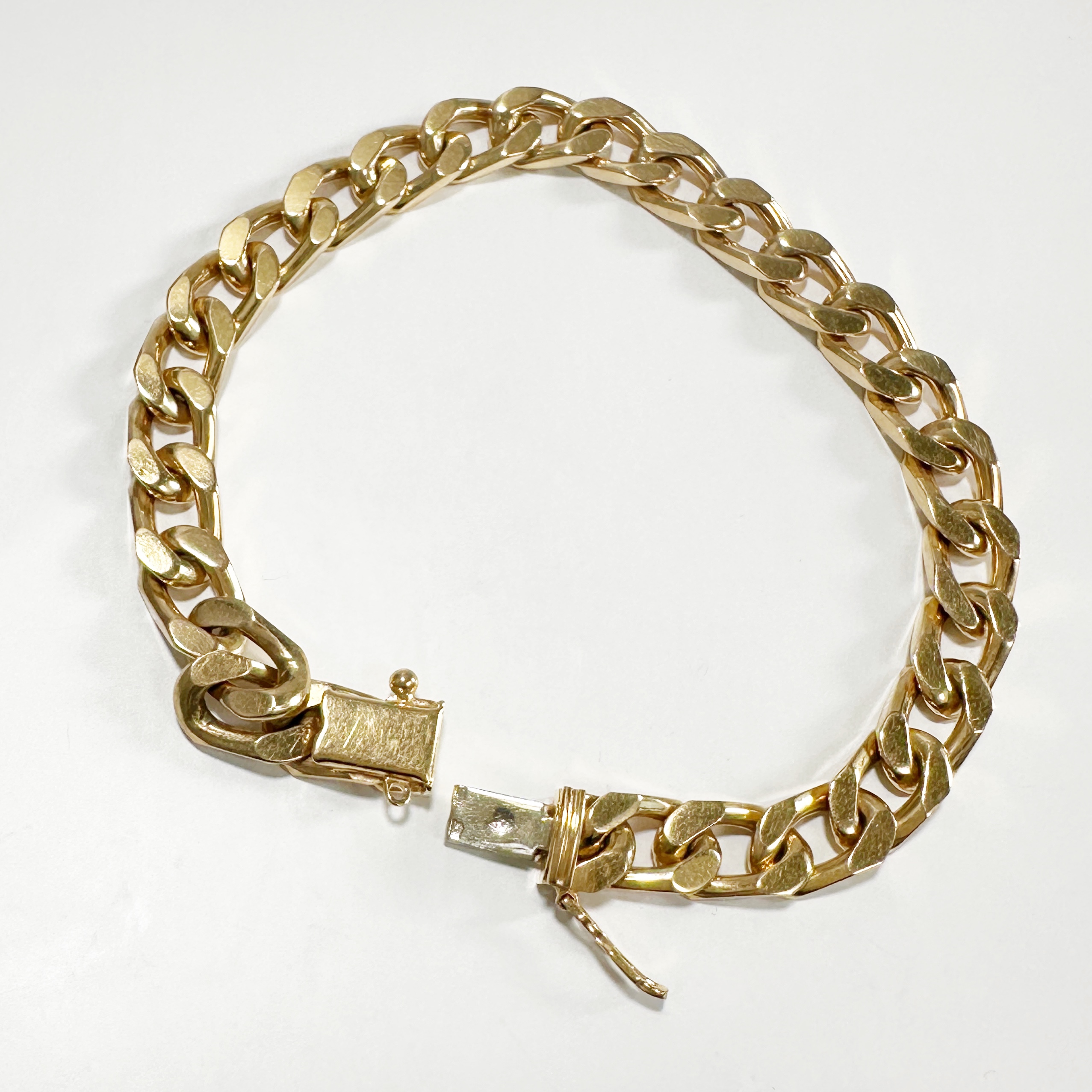 Vintage Gold Gourmette Bracelet 3
