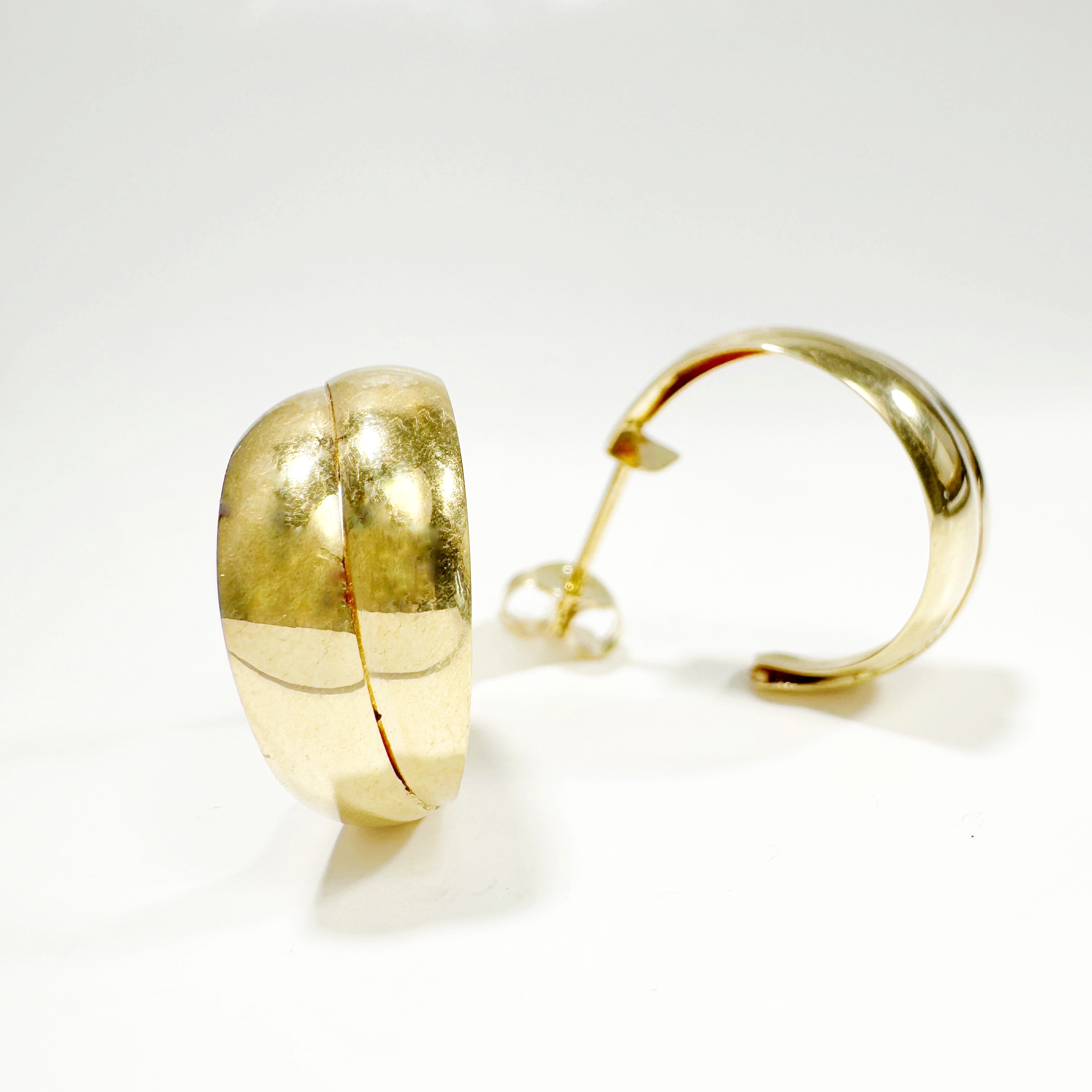 Vintage Gold Hoop Earrings 7