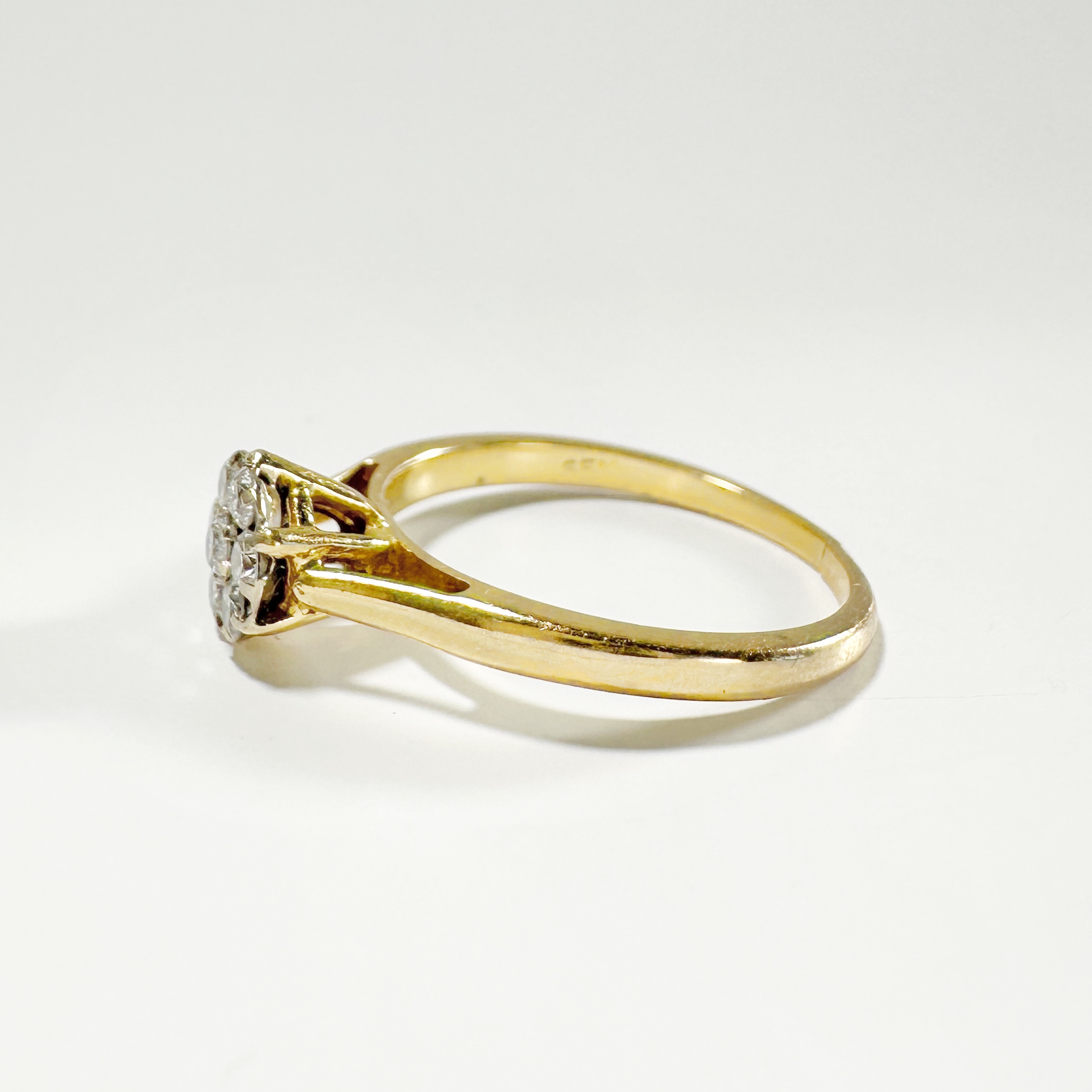 Vintage Diamond Pavé Ring 9