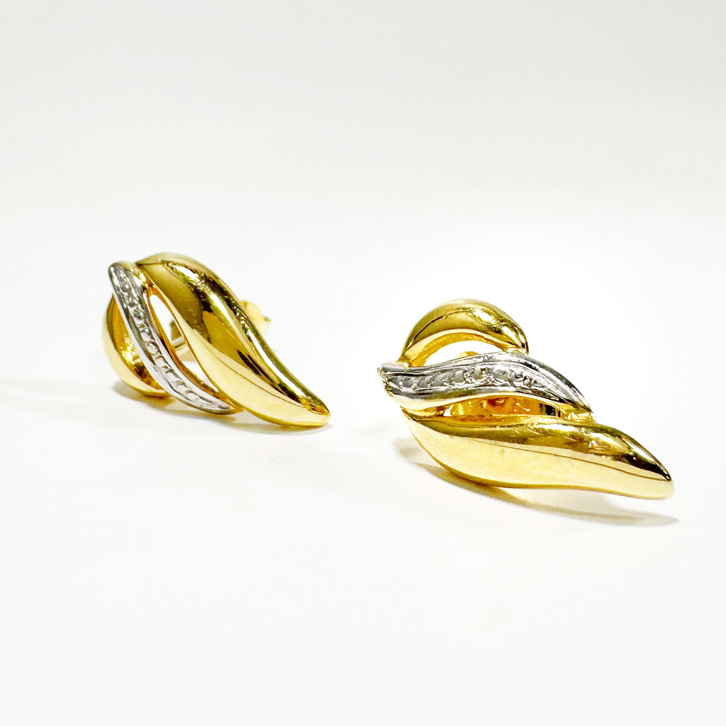 Vintage Gold Arabesque Earrings 4