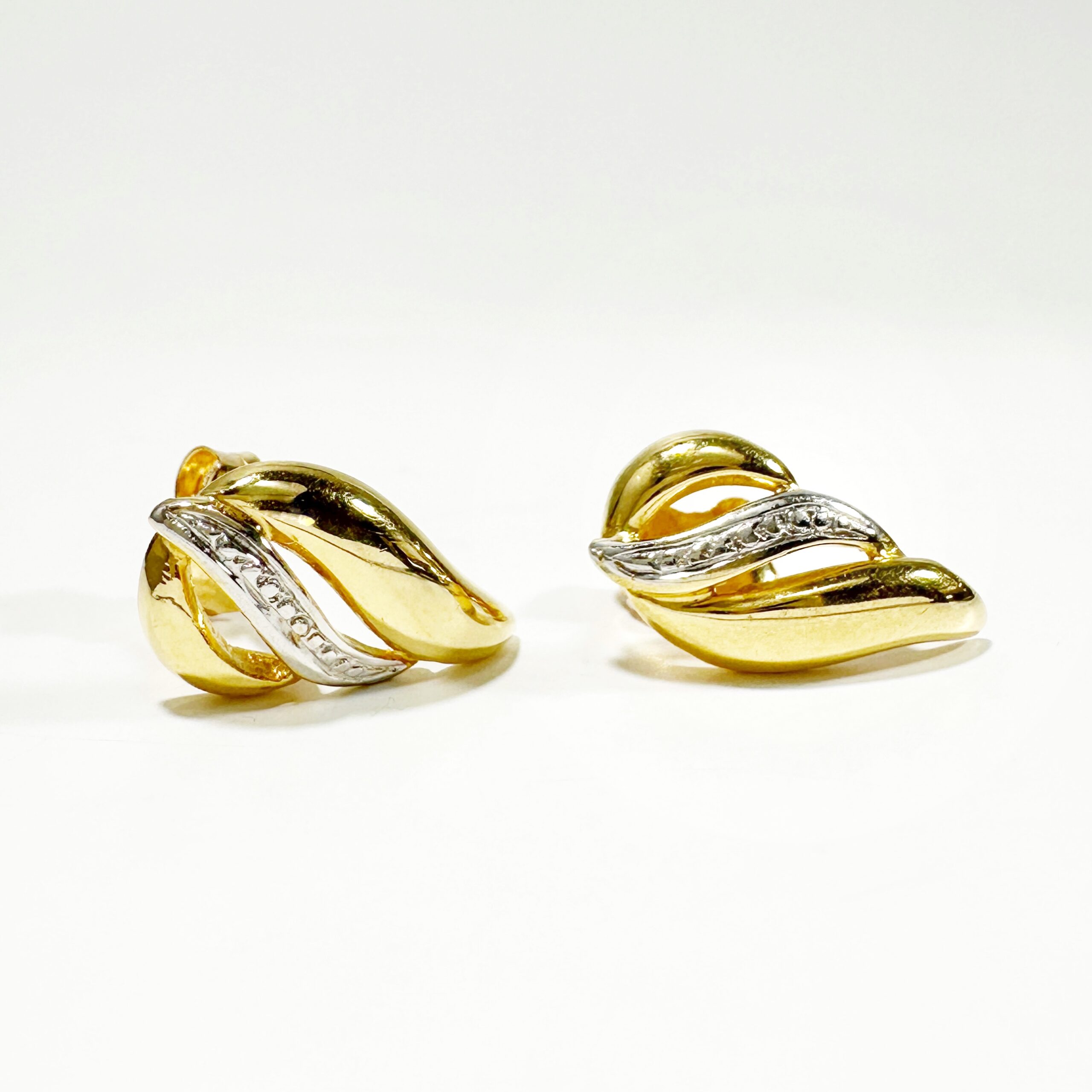 Vintage Gold Arabesque Earrings 6