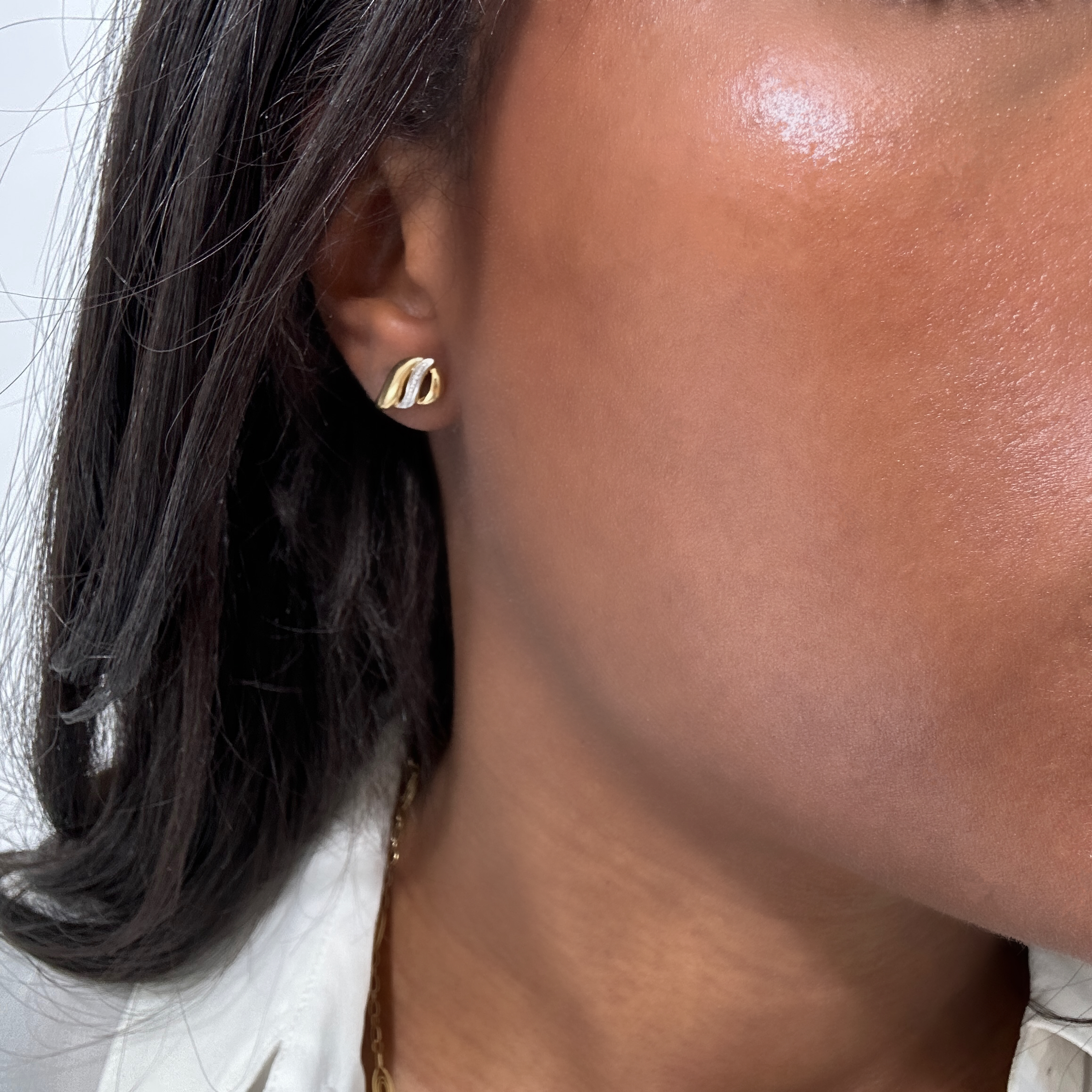 Vintage Gold Arabesque Earrings 9