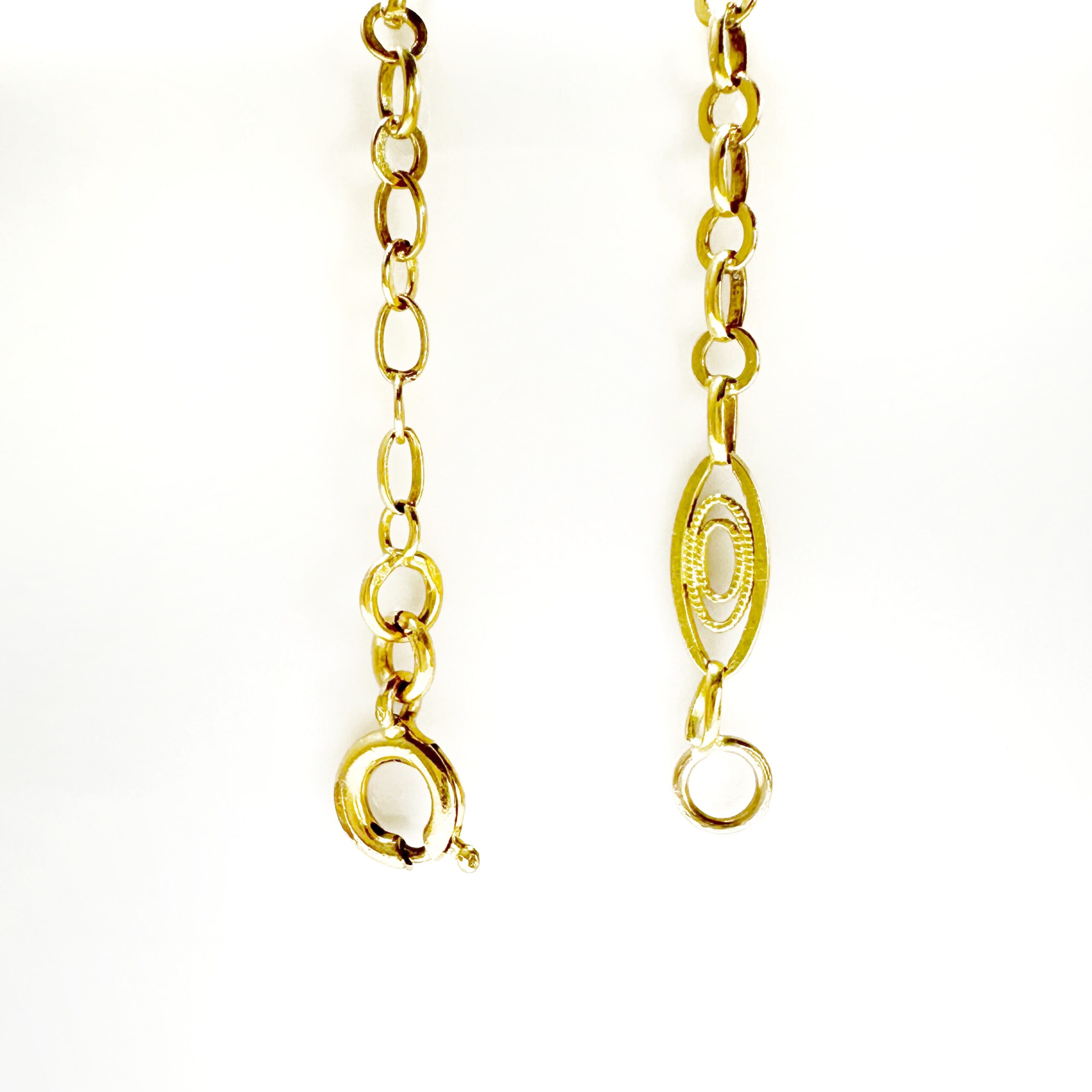 Vintage Gold Chain Filgree Necklace 4