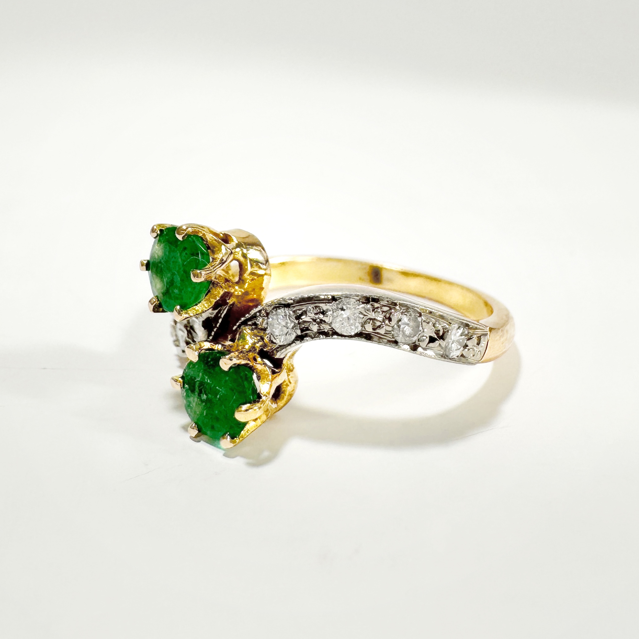 Vintage Gold Emerald Ring 2