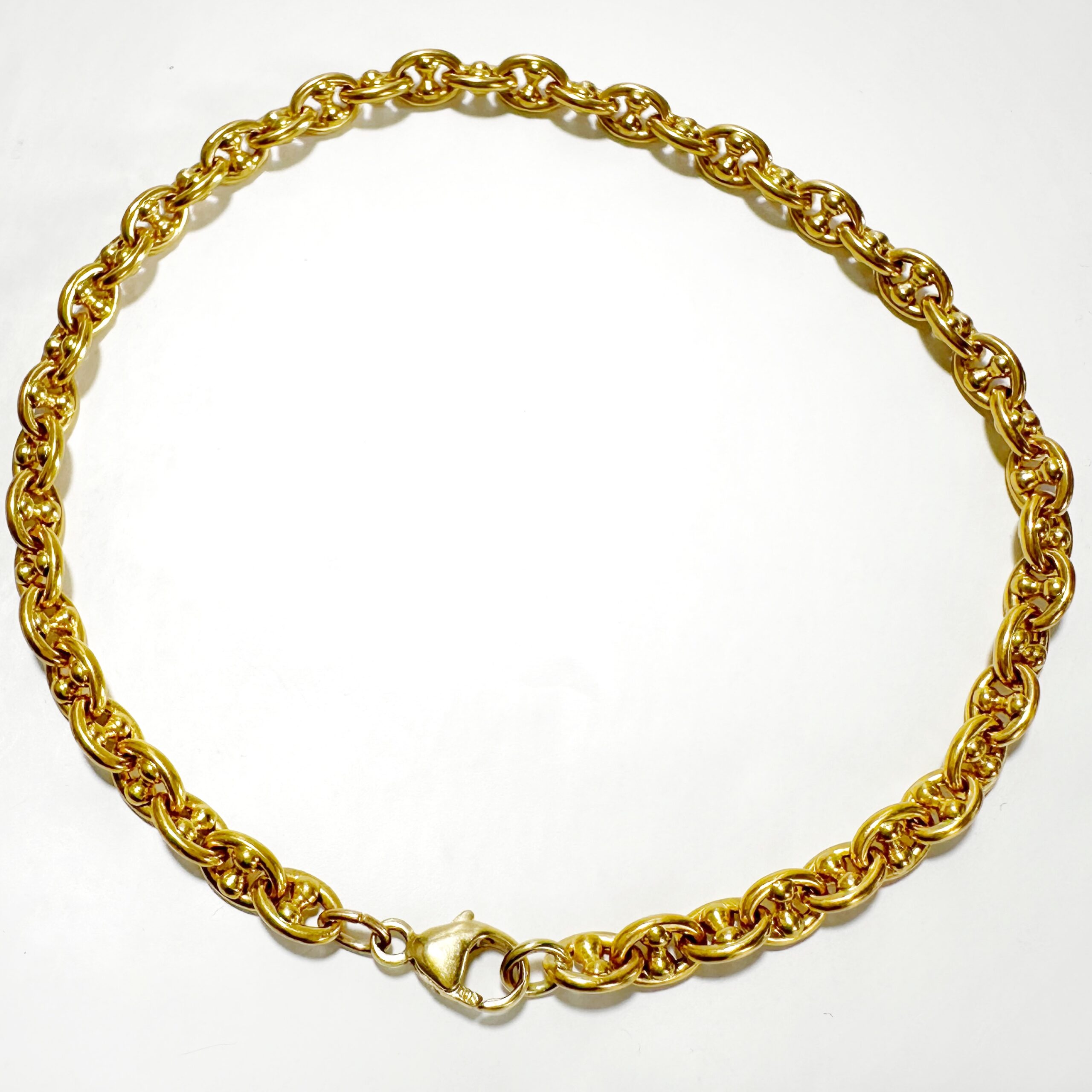 Vintage Gold Marine Link Bracelet 2