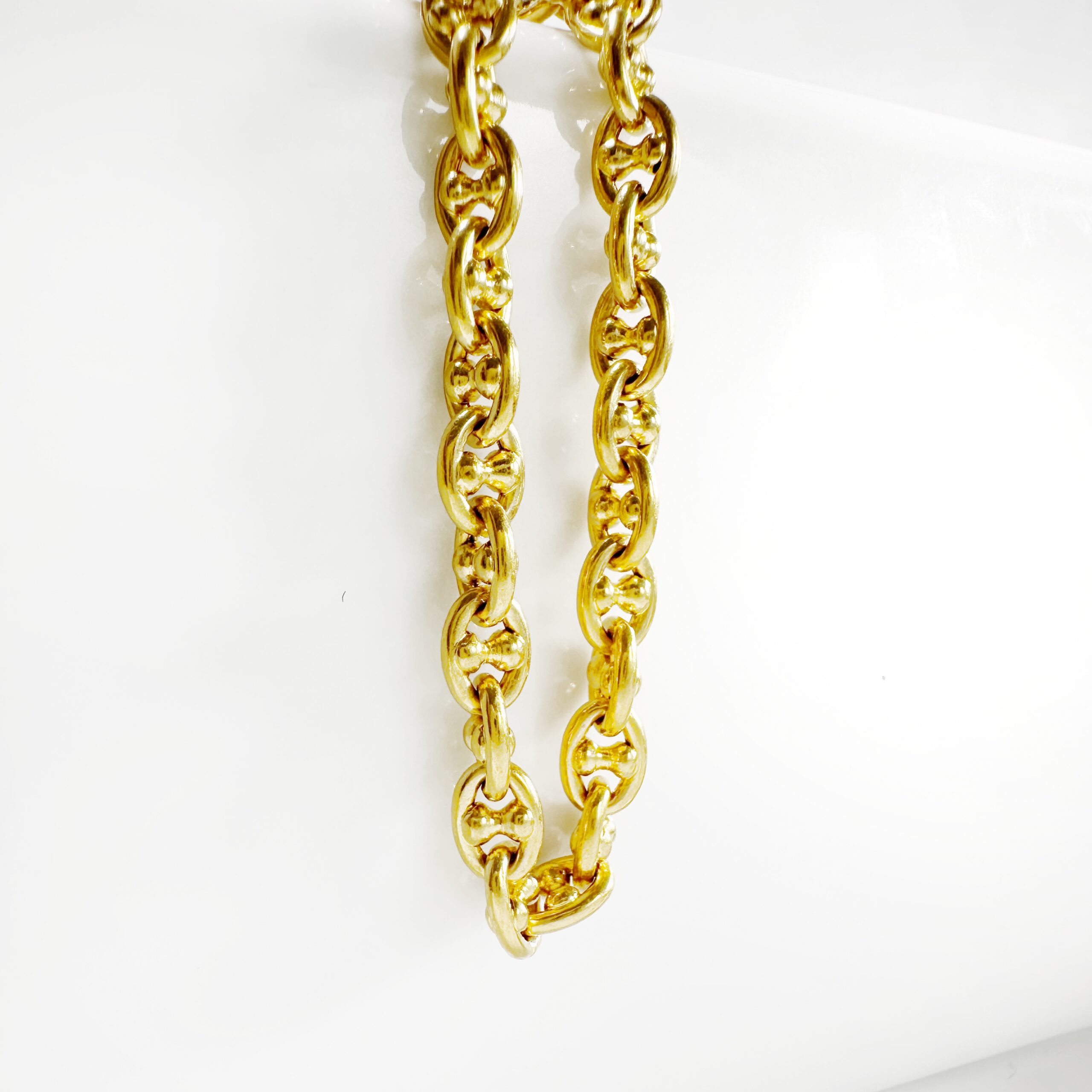 Vintage Gold Marine Link Bracelet 3