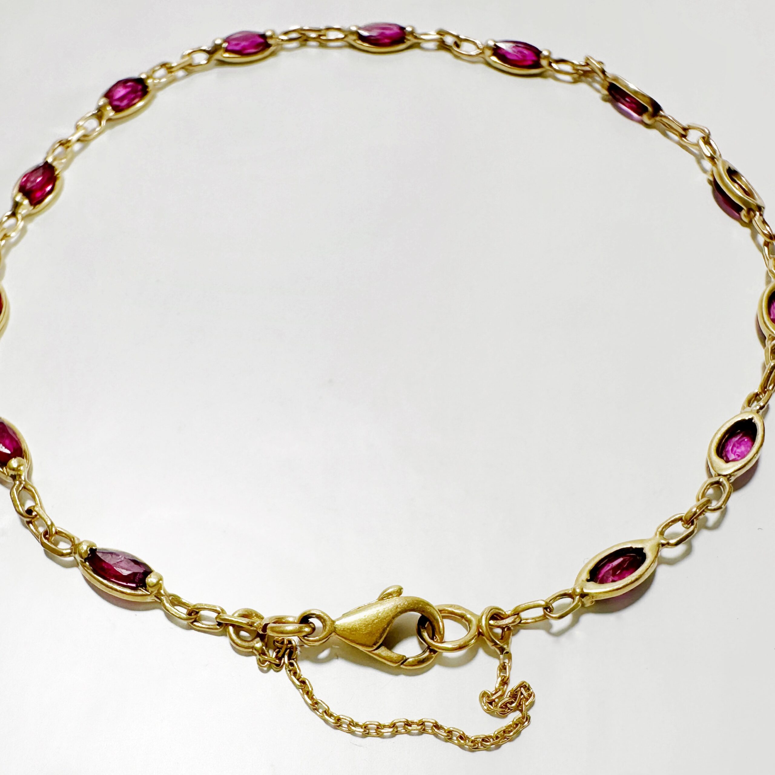 Vintage Gold Ruby Bracelet 2
