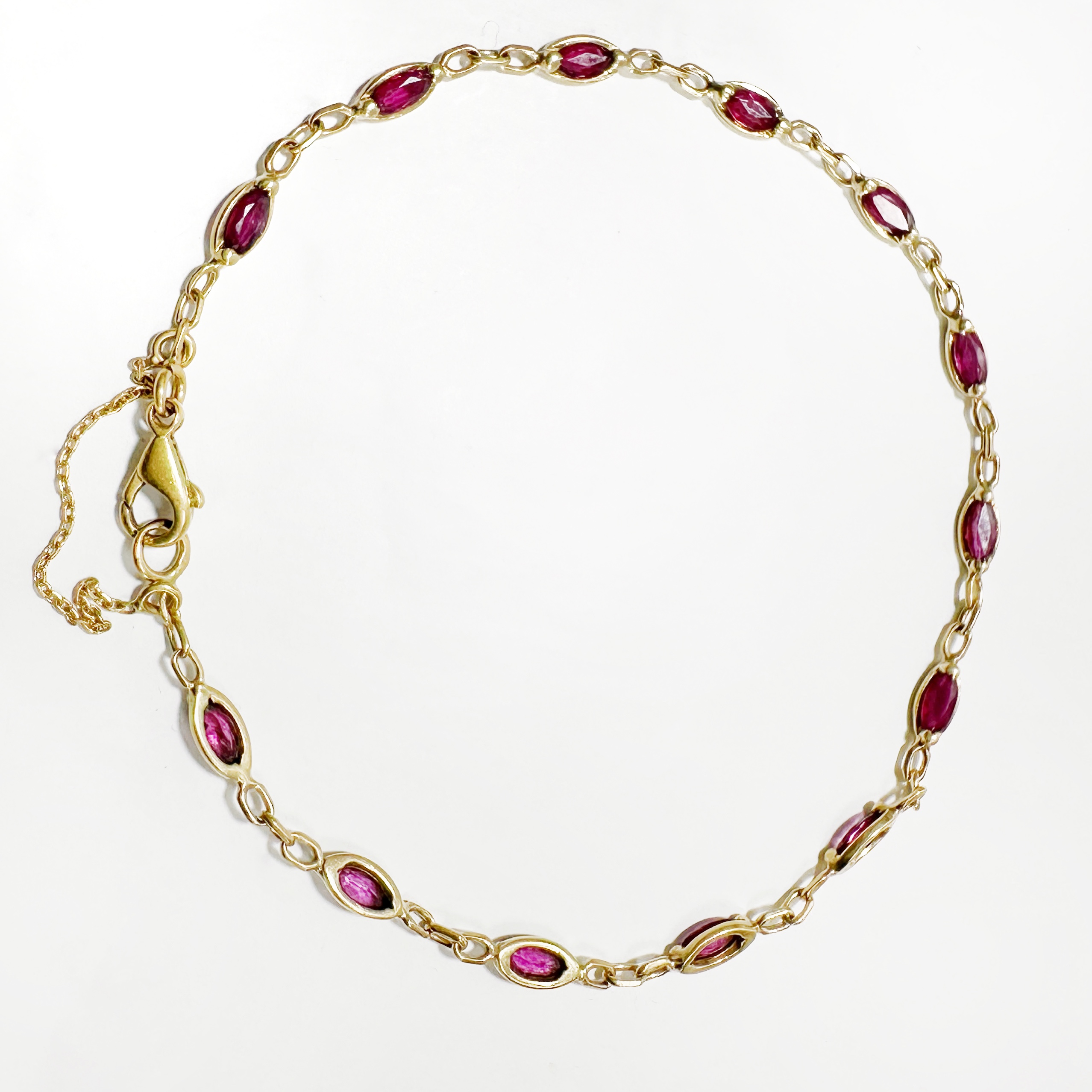 Vintage Gold Ruby Bracelet 3
