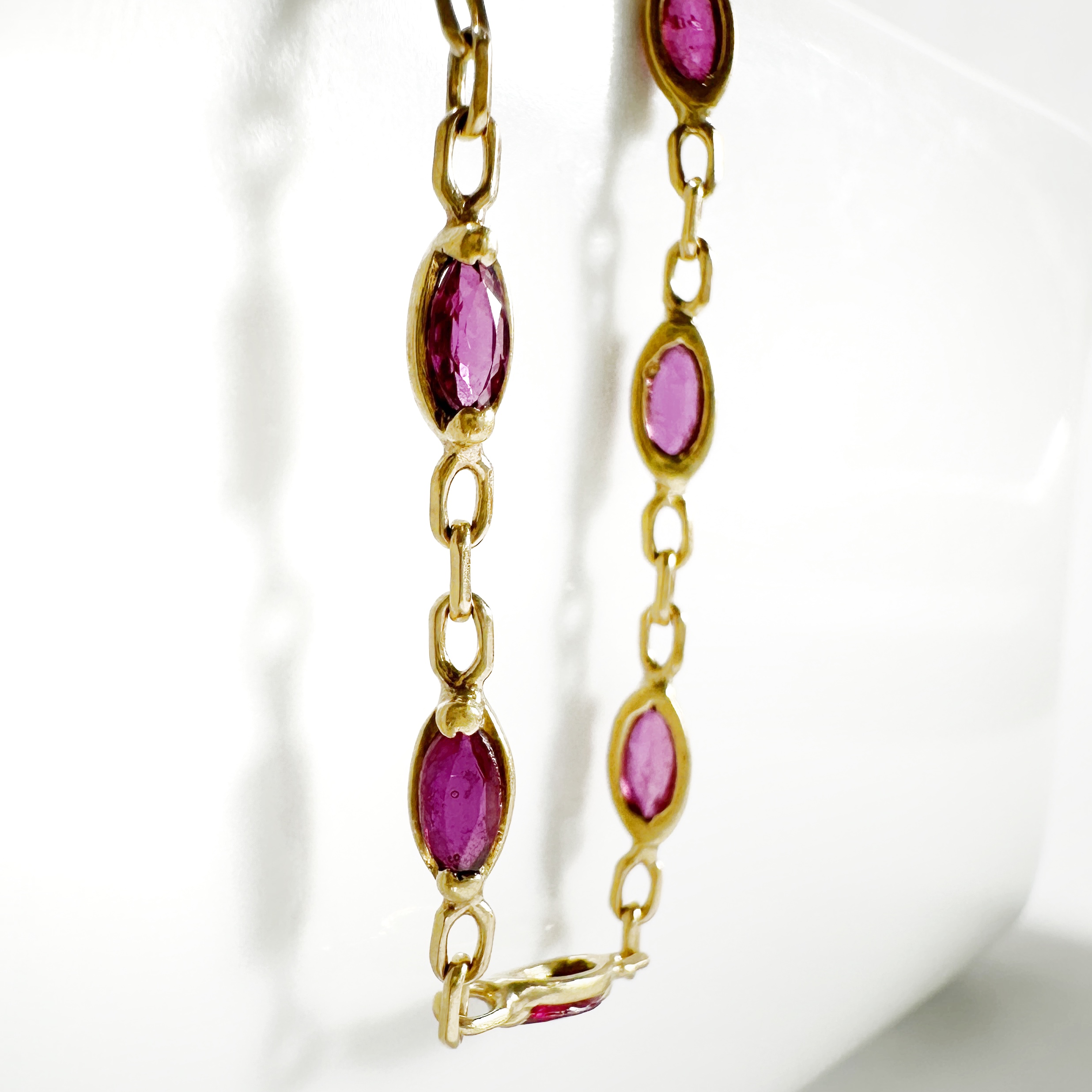 Vintage Gold Ruby Bracelet 4
