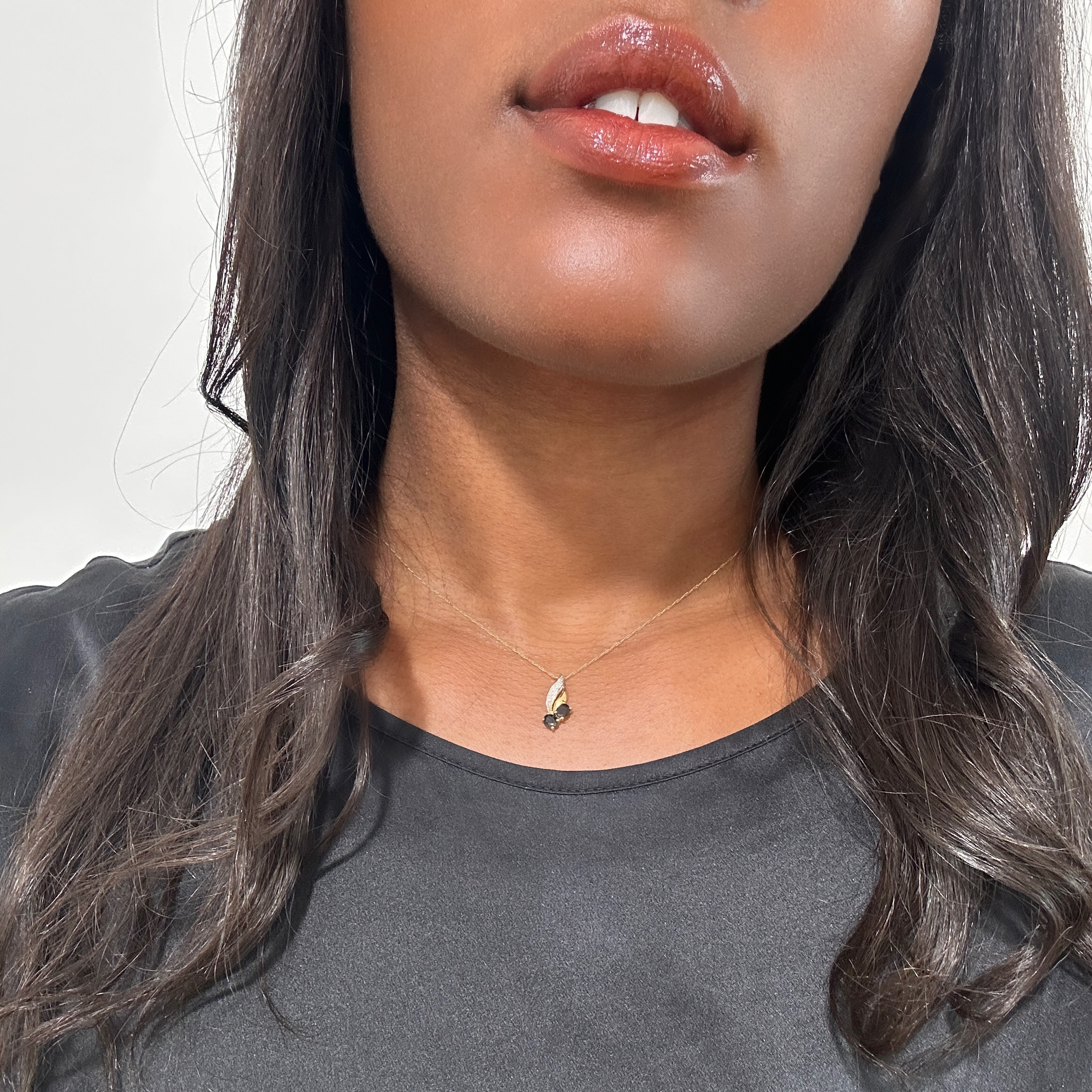 Vintage Gold Sapphire And Diamond Pendant 2