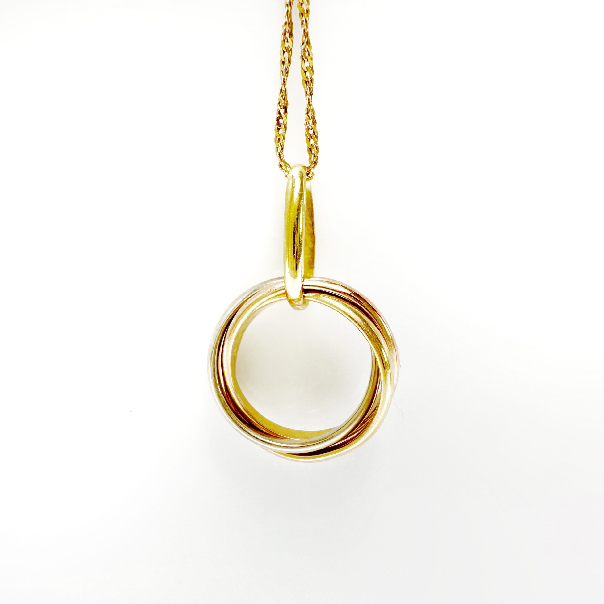 Vintage Gold Trinity Pendant 7