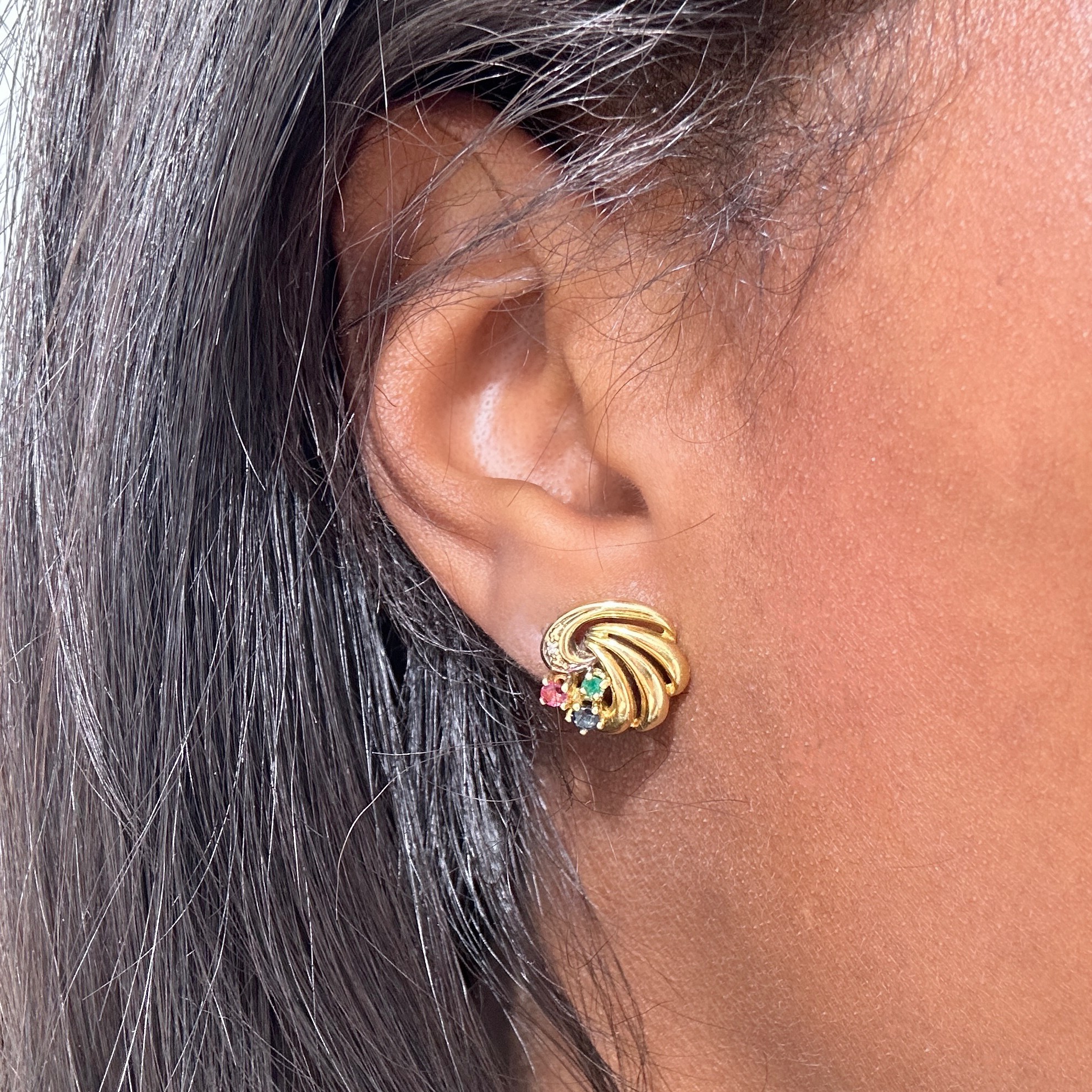 Vintage Tutti Frutti Earrings 9