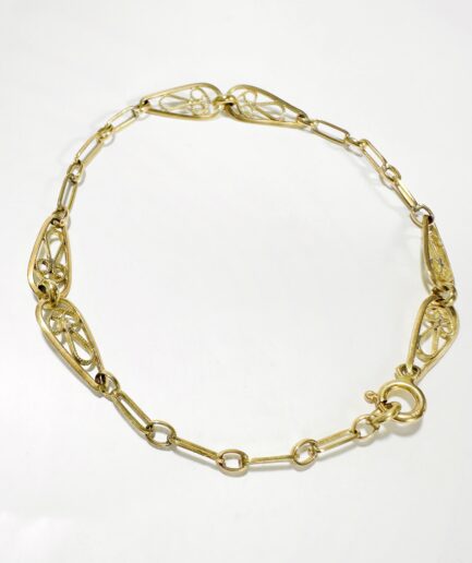Gold Filigree Bracelet "Lynette"