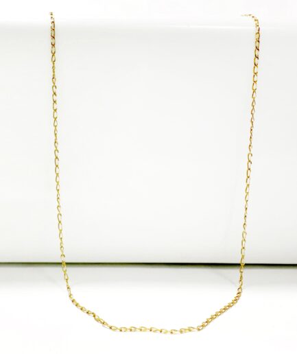 Chaine or 18 carats maille jaseron 36,5cm