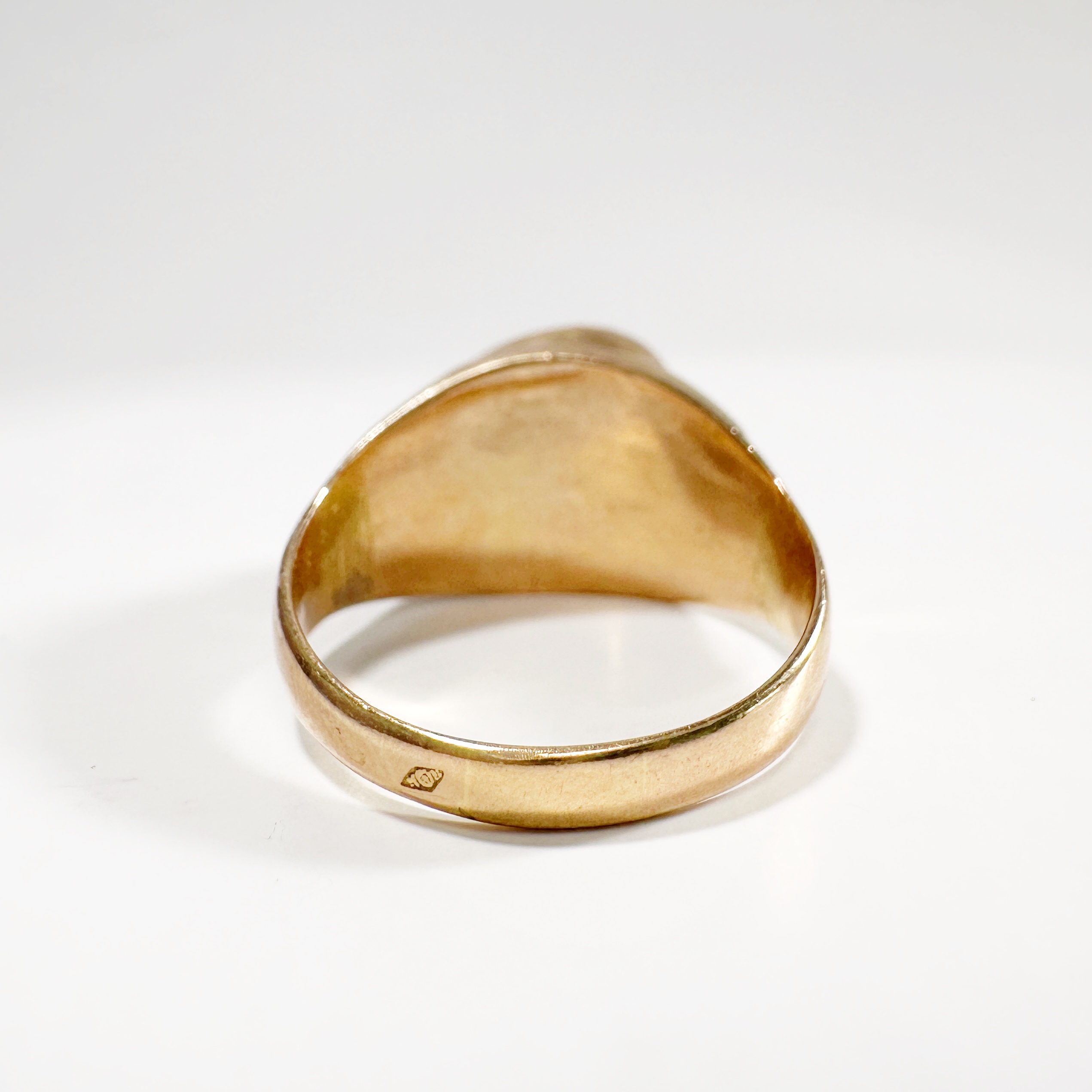 Vintage Gold Diamond Swirl Ring 5
