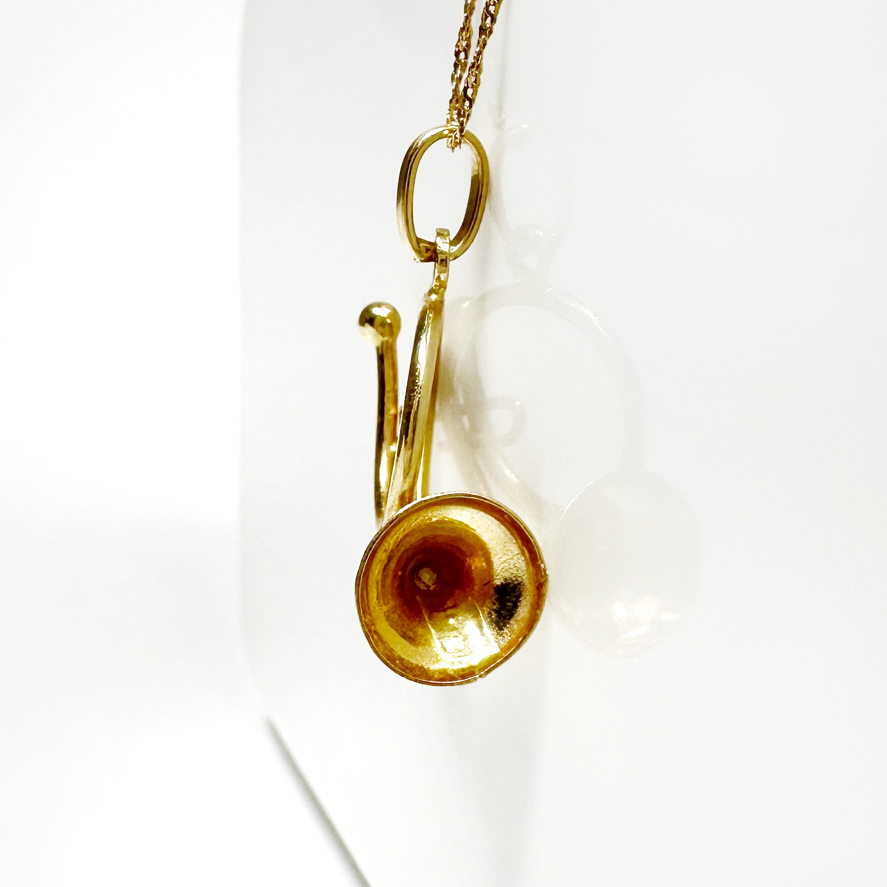 Vintage Gold Hunting Horn 4