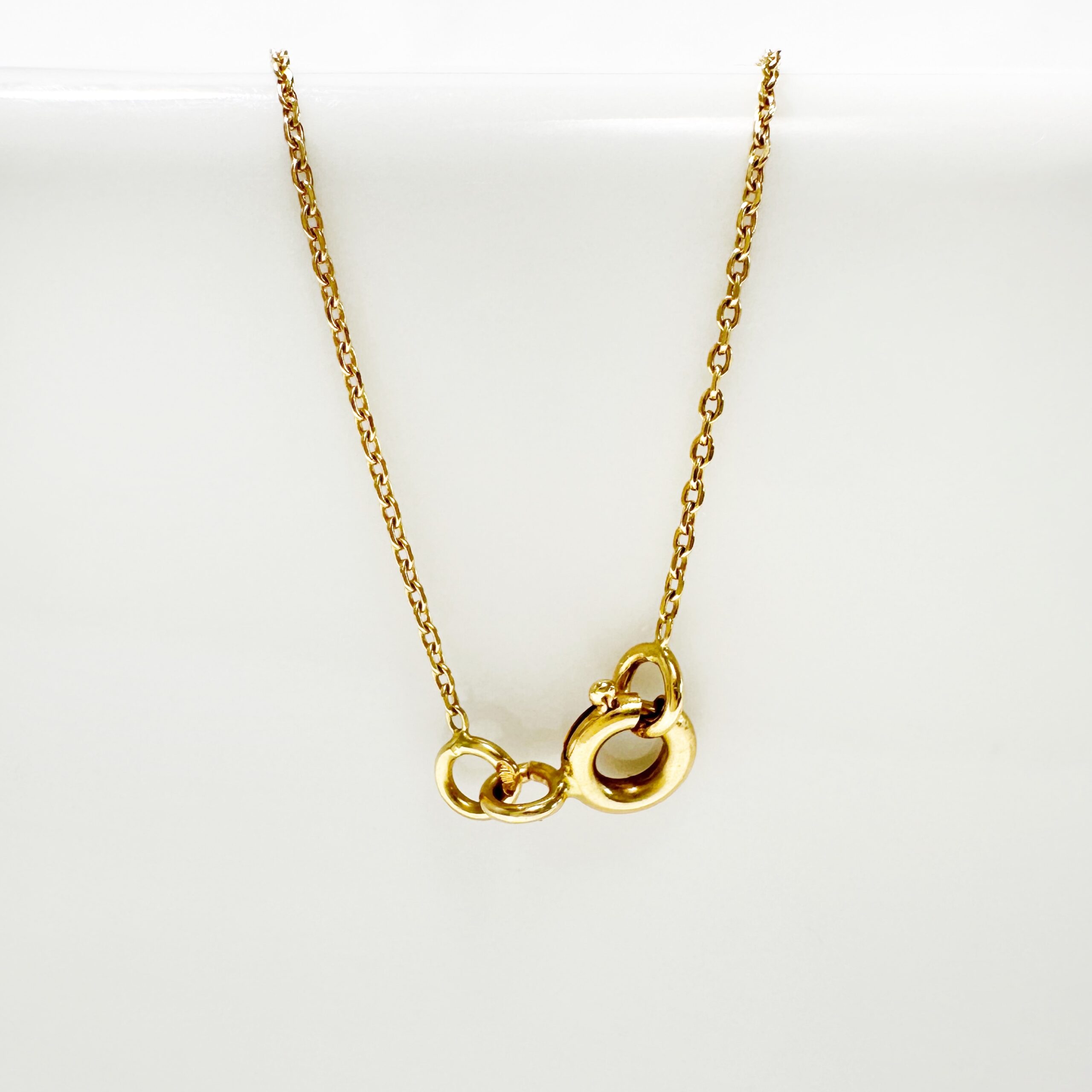 18k Gold Vintage Thin Belcher Link Chain (3)
