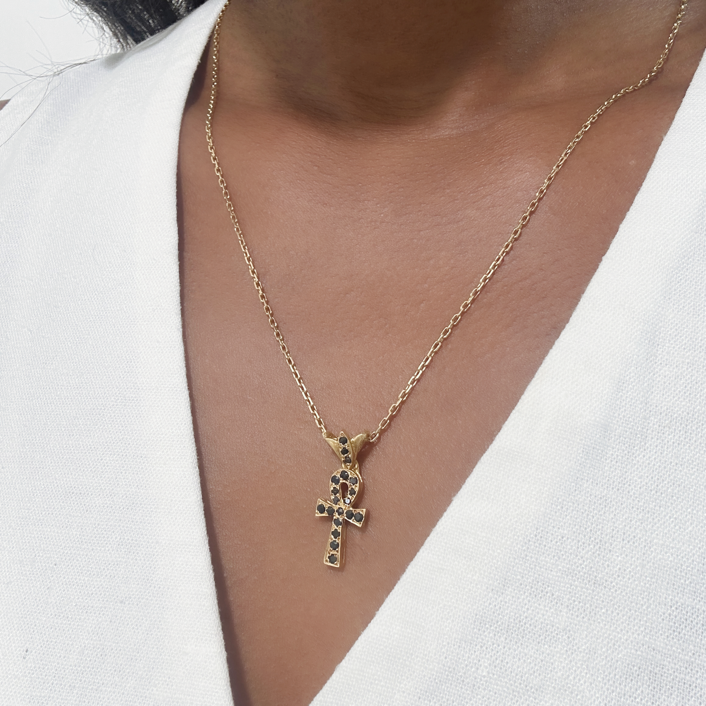 18k Gold Vintage Gold Belcher Chain (1)