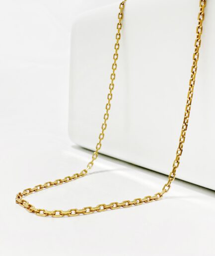Thick gold belcher chain // 54cm