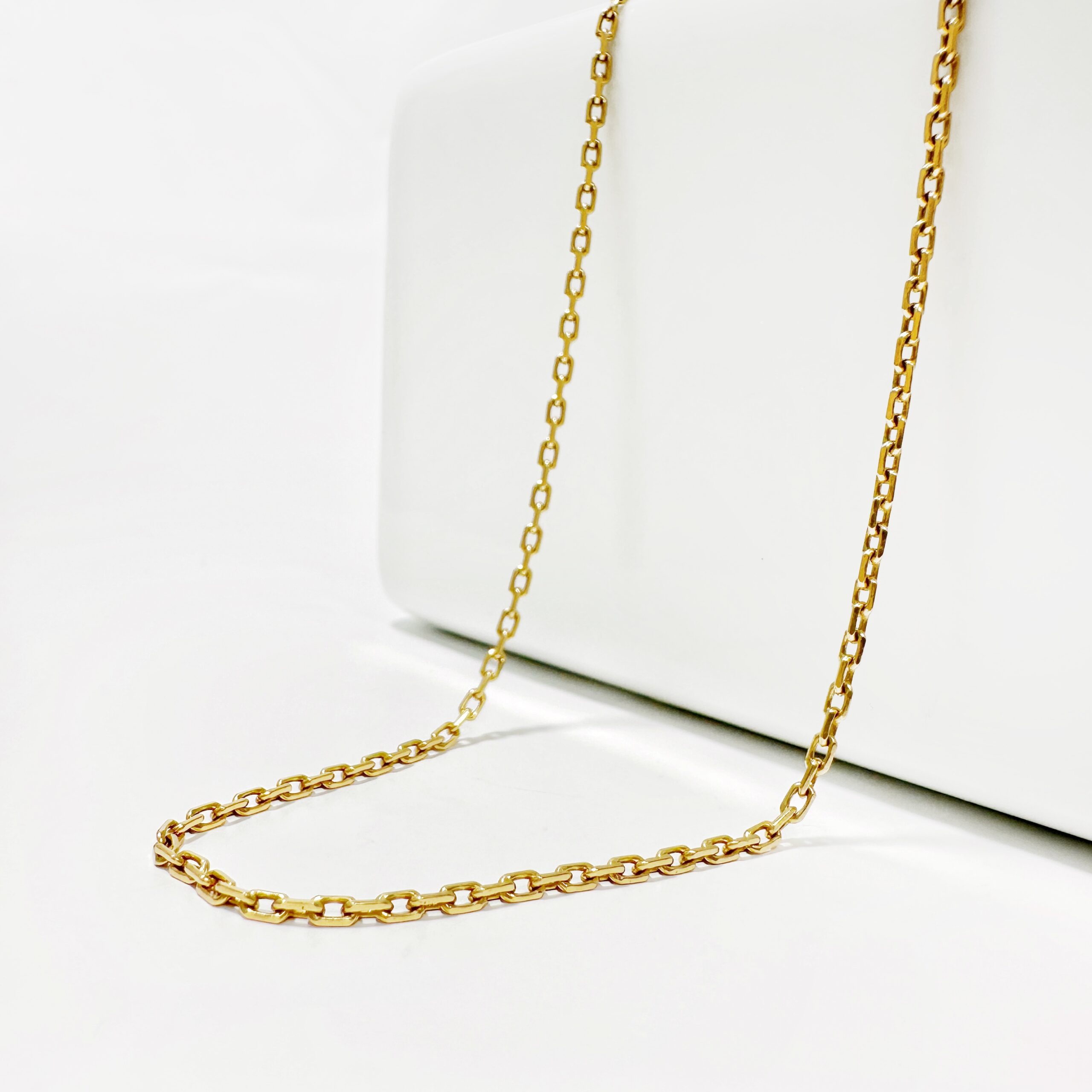 18k Gold Vintage Gold Belcher Chain (4)