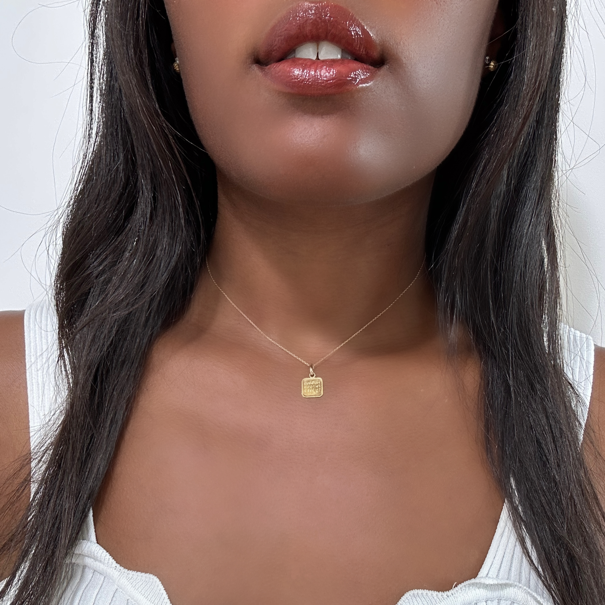 24kt Vintage Gold Bar Pendant (9)