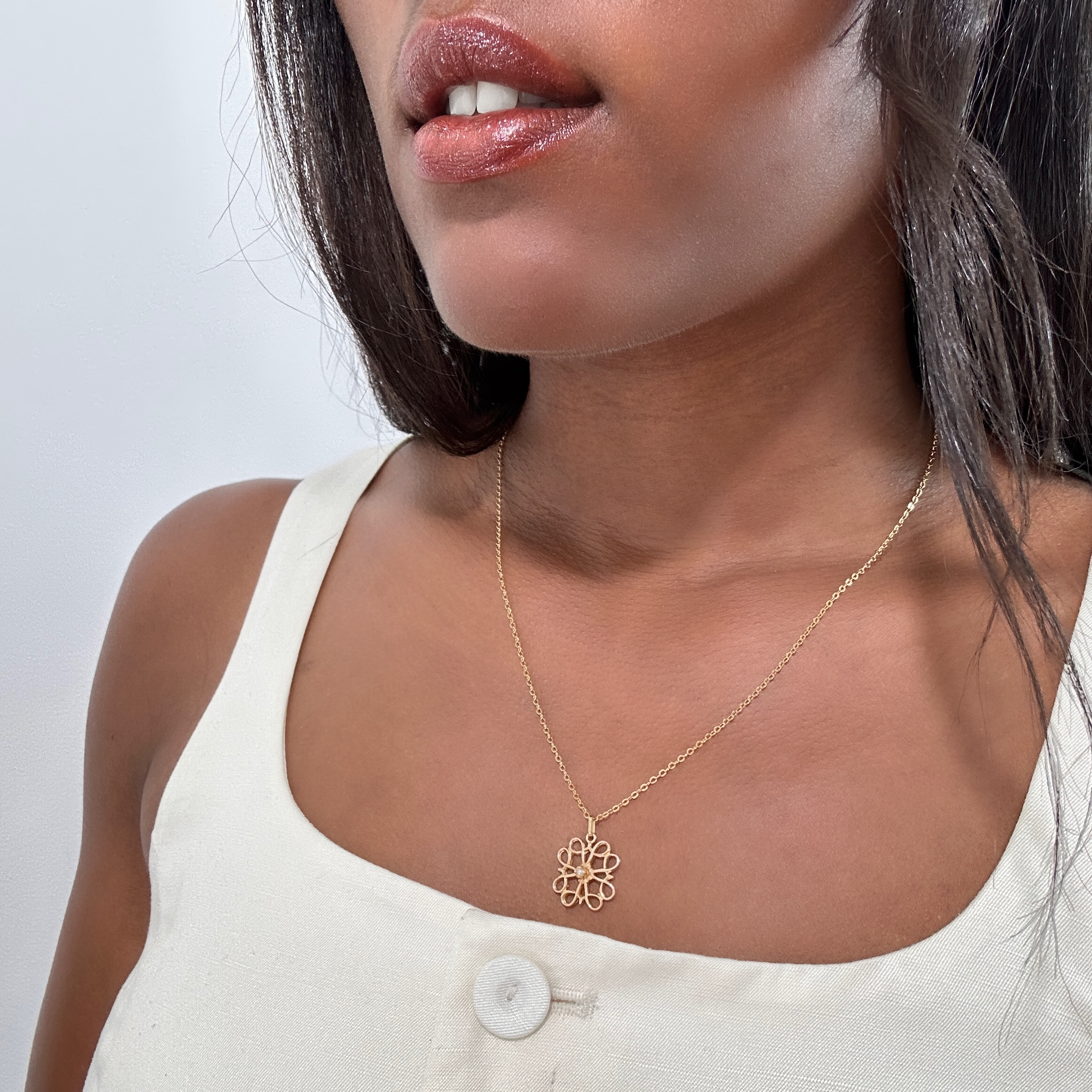 Vintage Gold Medium Belcher Chain (2)