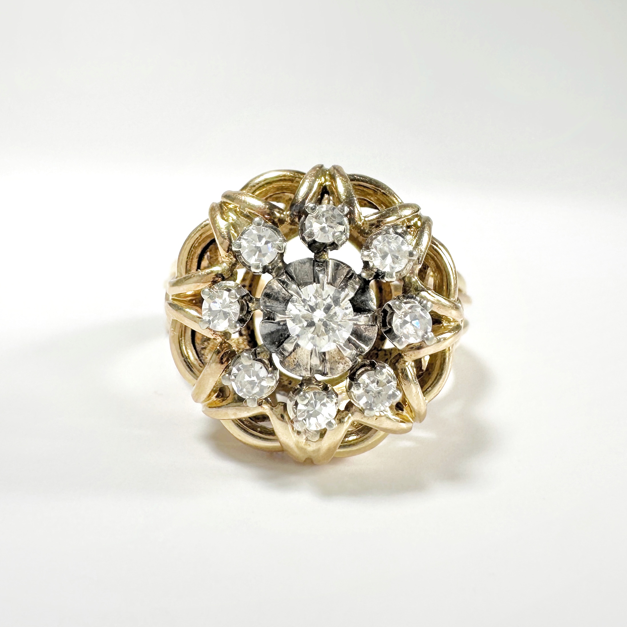 Vintage 18k Gold Diamond Ring (4)