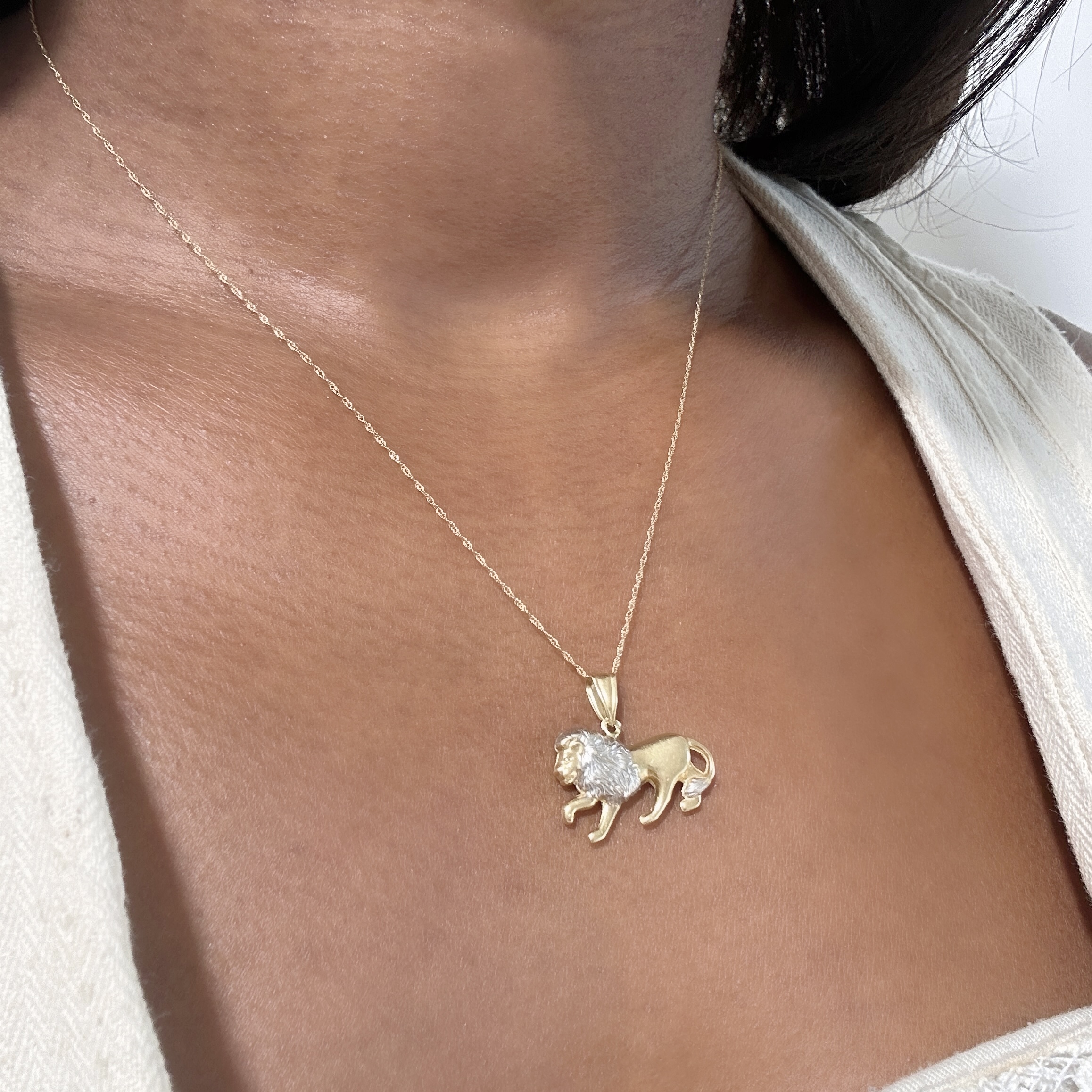 Vintage Gold Lion Lucky Pendant (7)