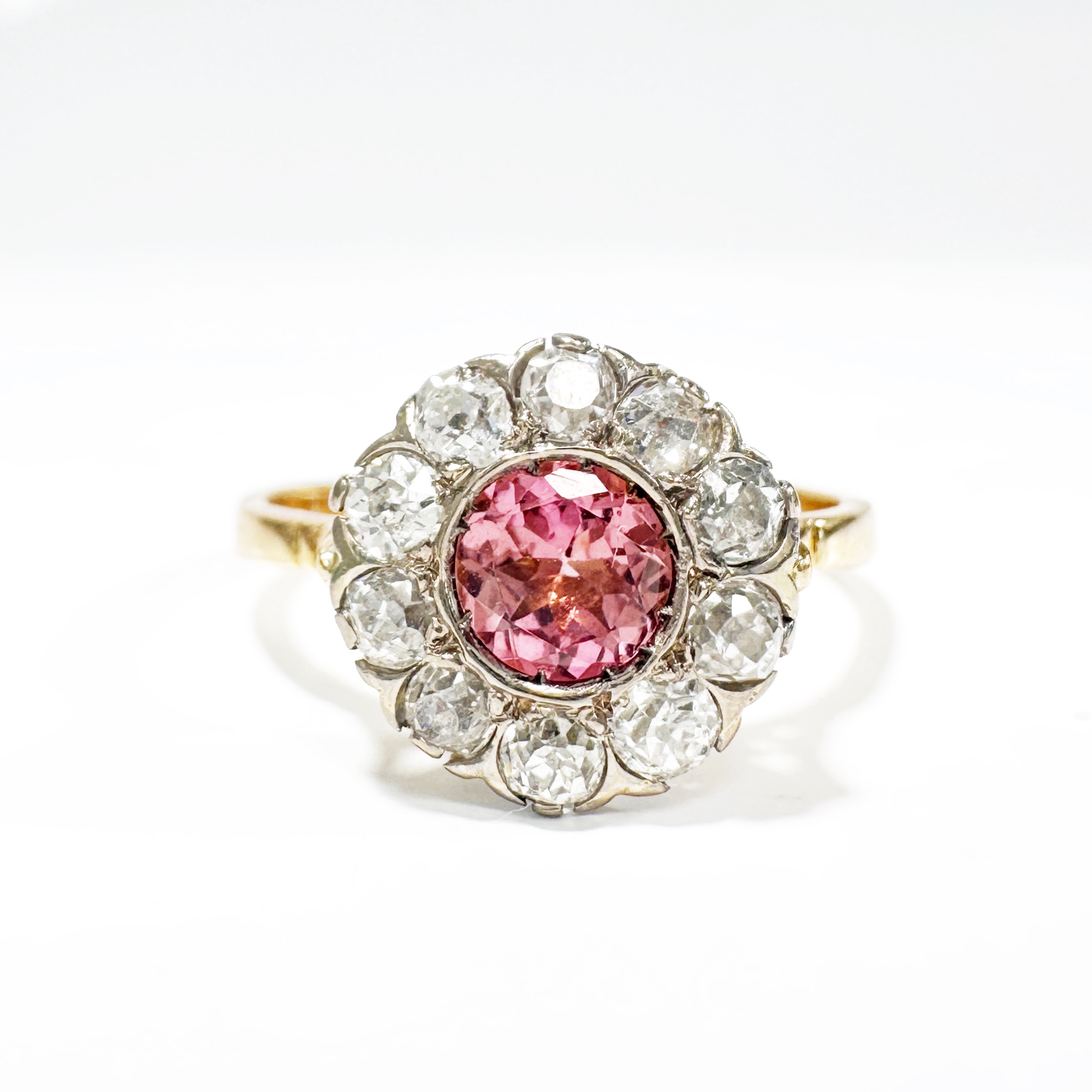 Vintage Gold Tourmaline And Diamond Ring (1)