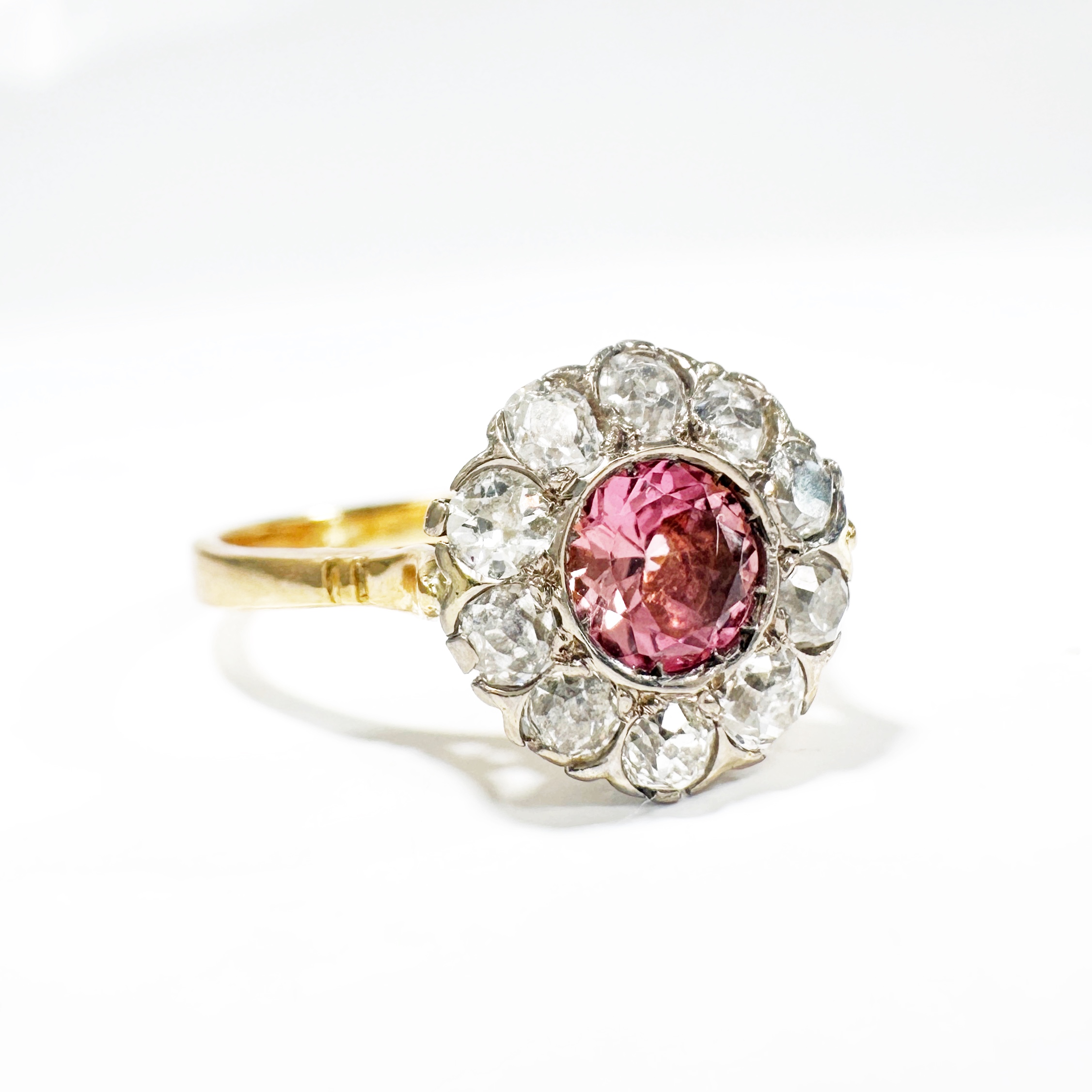 Vintage Gold Tourmaline And Diamond Ring (2)