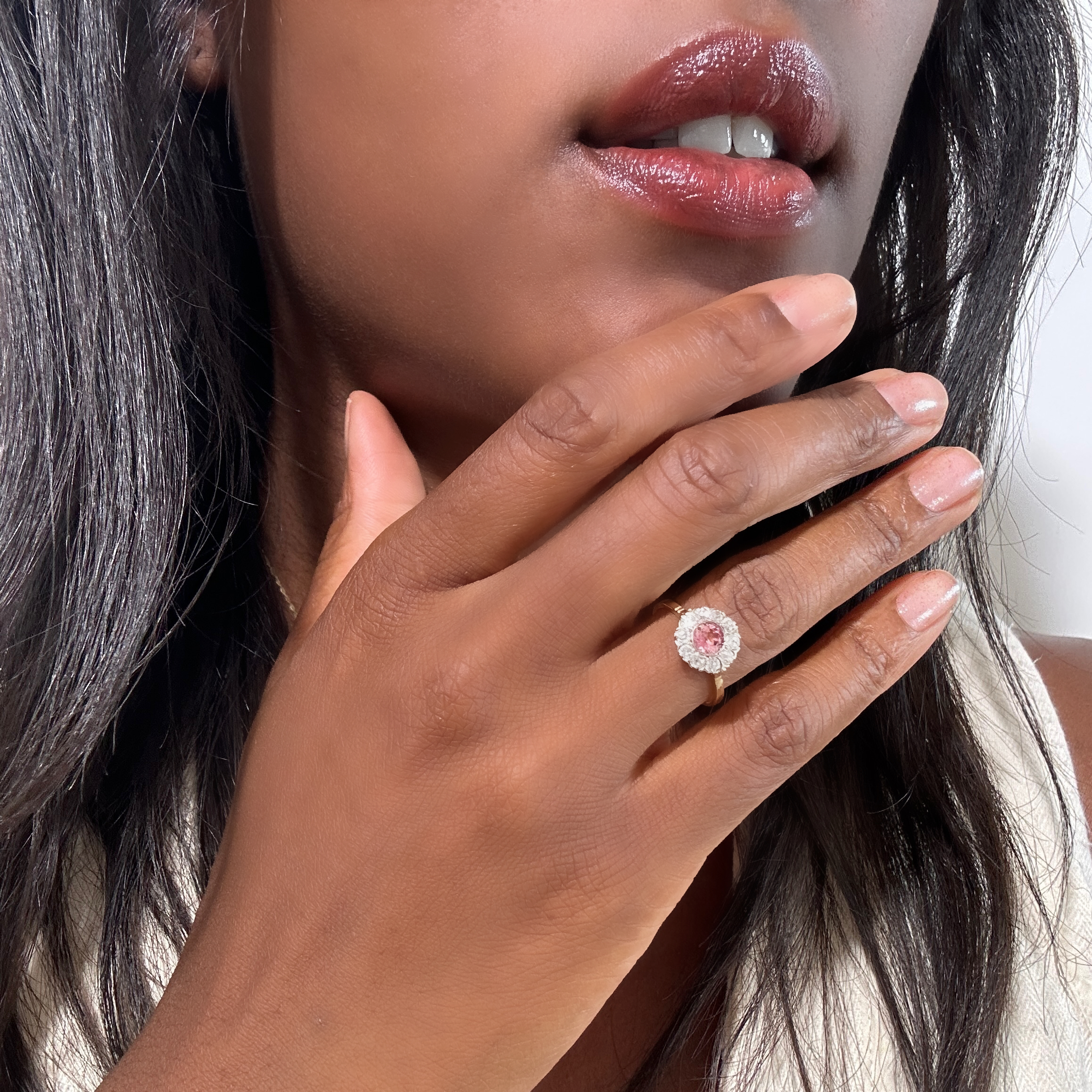 Vintage Gold Tourmaline And Diamond Ring (3)