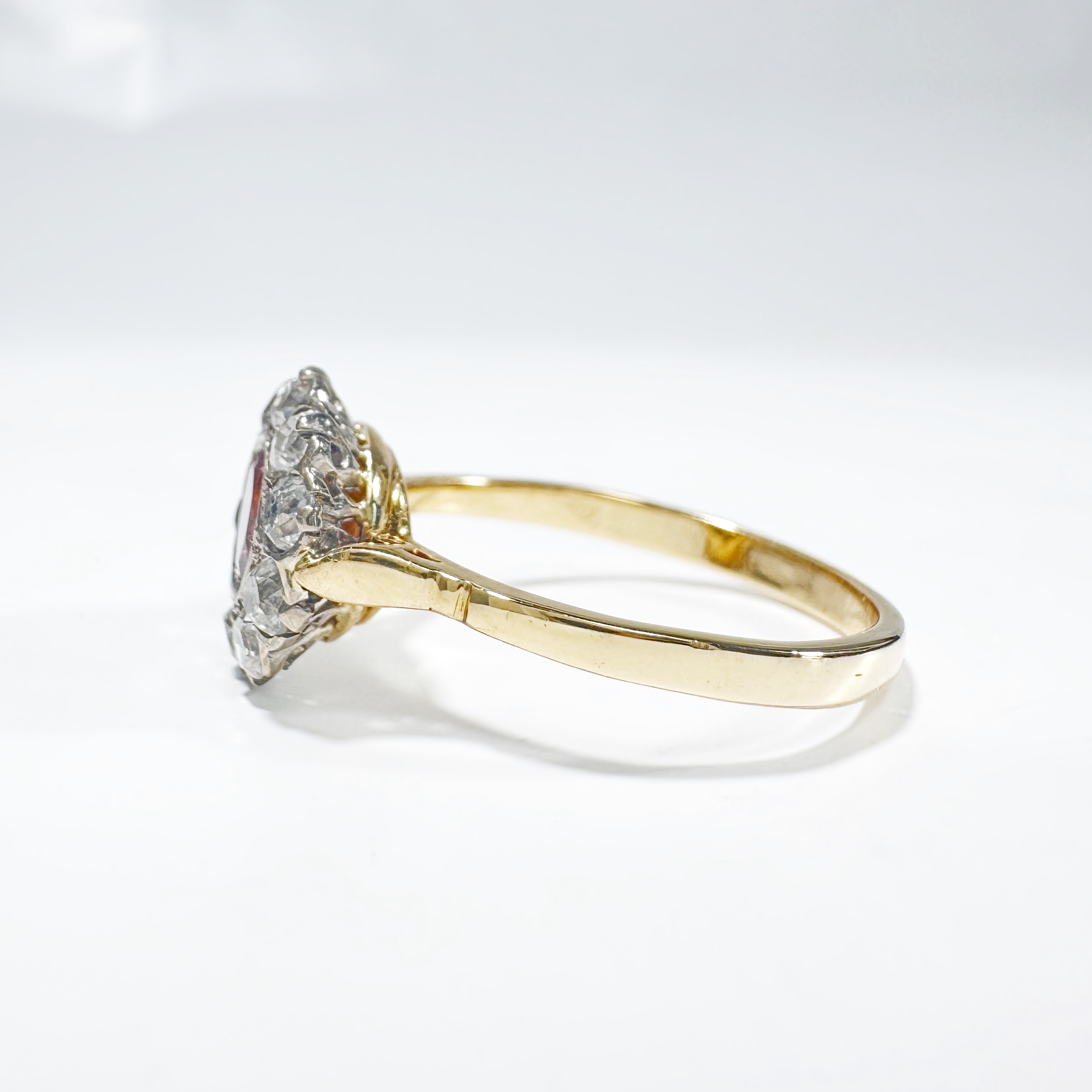Vintage Gold Tourmaline And Diamond Ring (3)