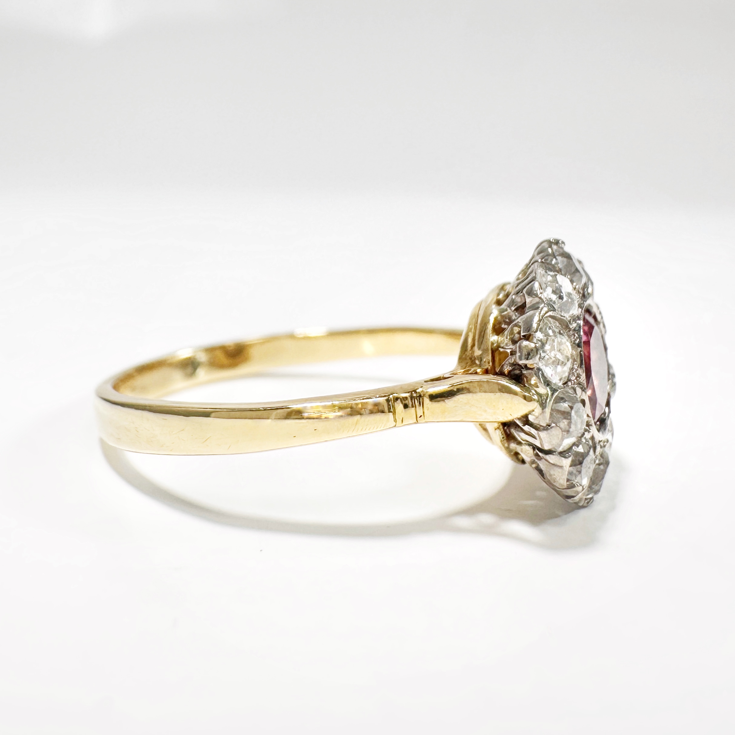 Vintage Gold Tourmaline And Diamond Ring (5)