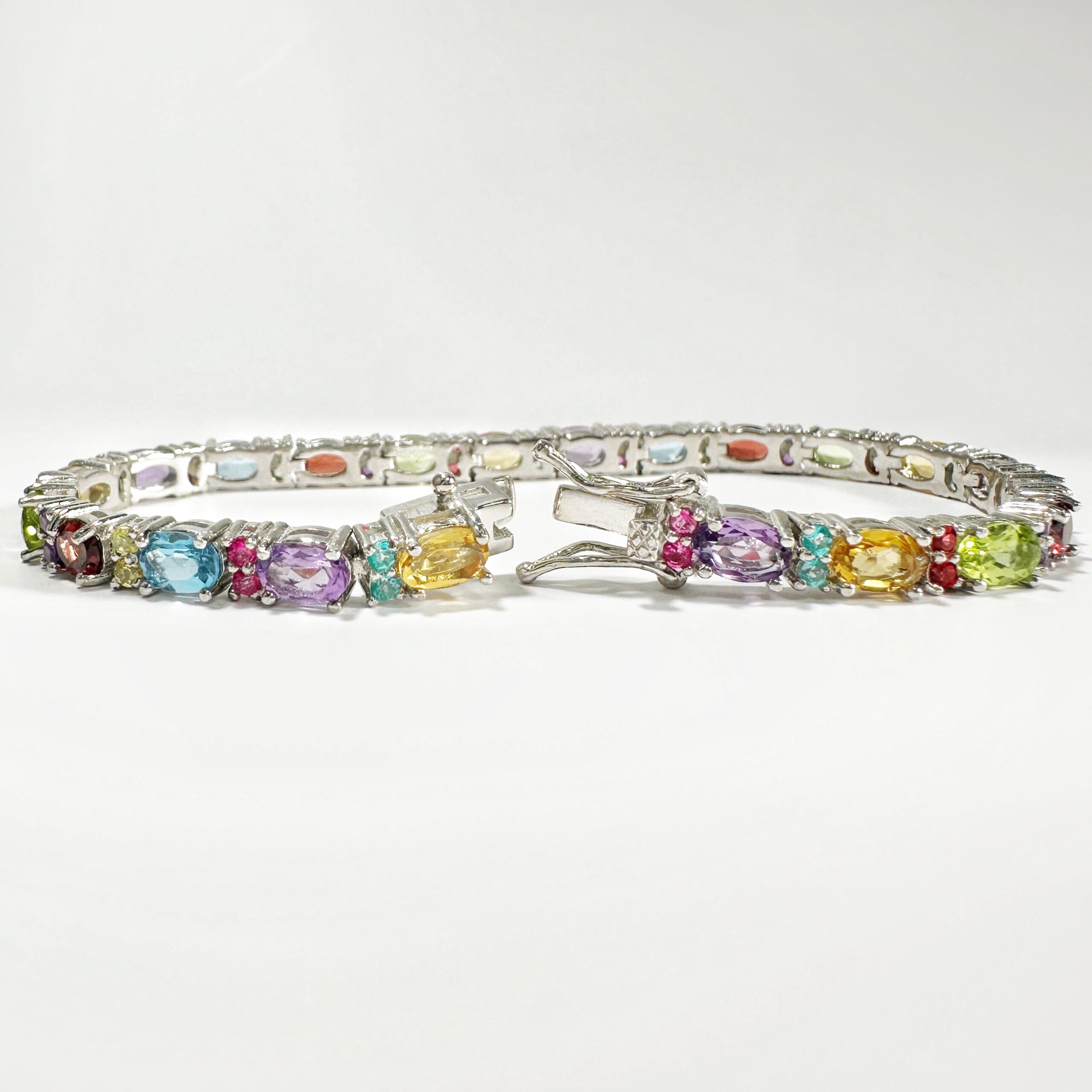 Vintage Tutti Frutti Silver Bracelet (3)