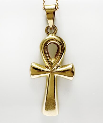 Pendentif croix d'Ankh or  "Isari"