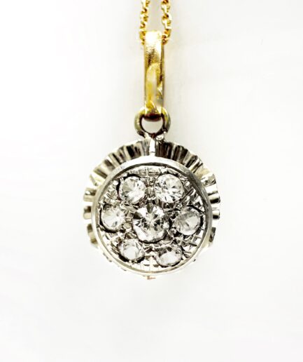 Gold and diamond pendant "Annelise"