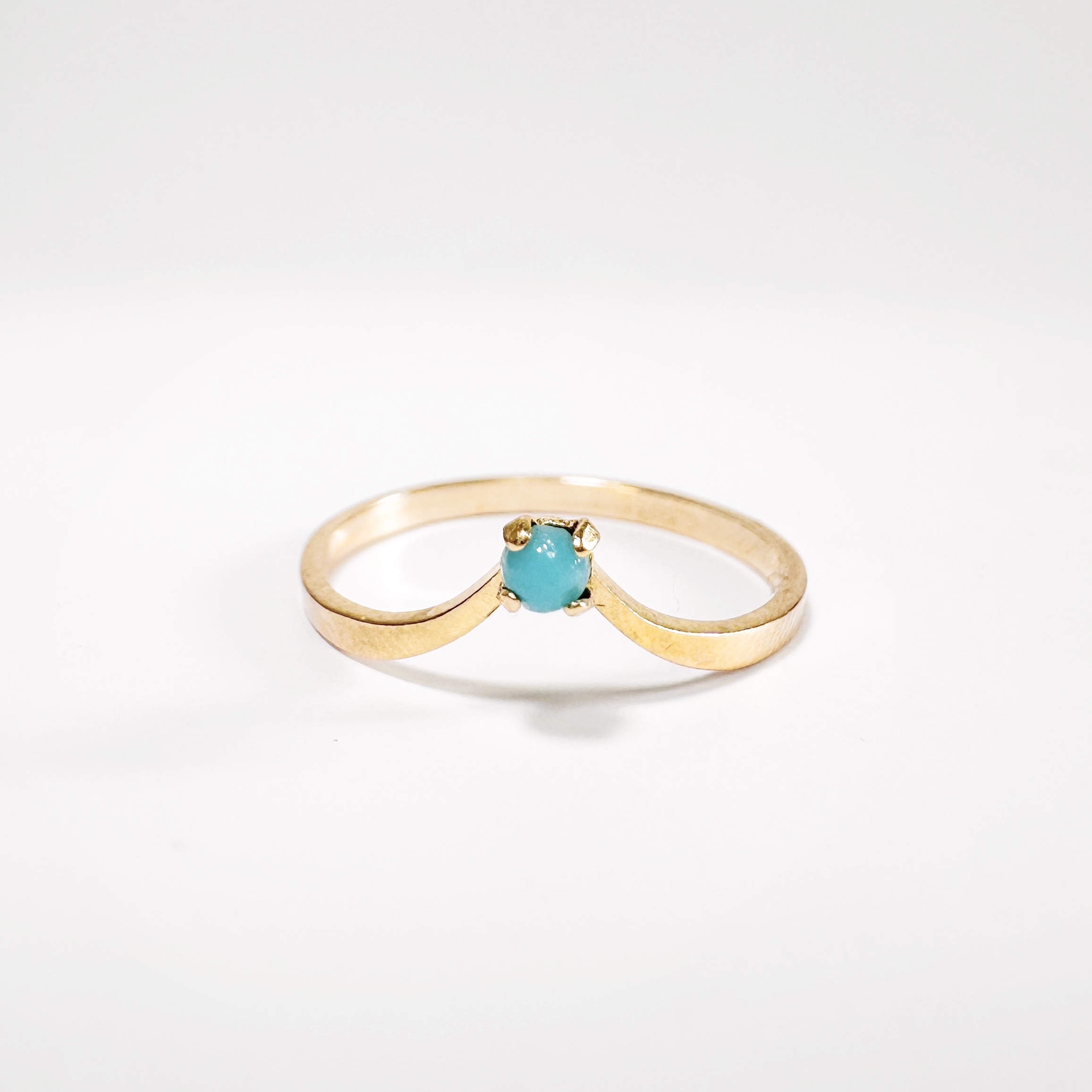 Antique Gold Turquoise Ring (5)