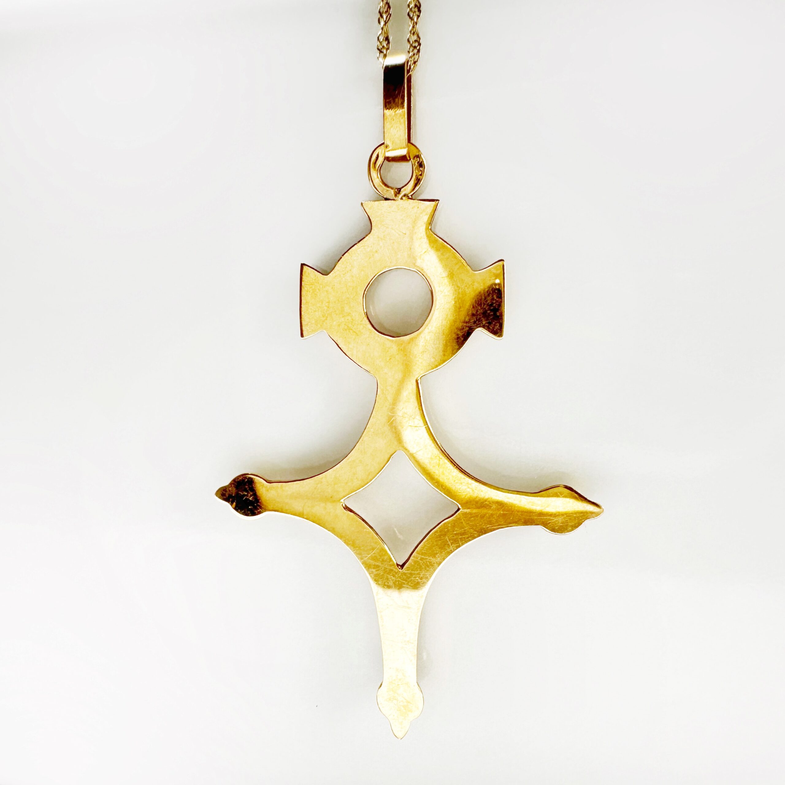 Vintage Gold Agadez Pendant (1)
